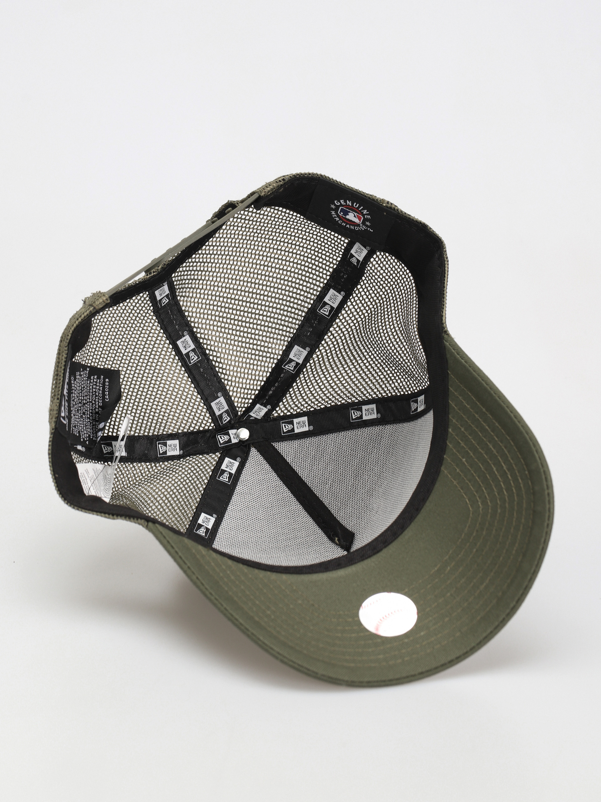 New Era Tonal Mesh Trucker New York Yankees Baseball sapka (olive)