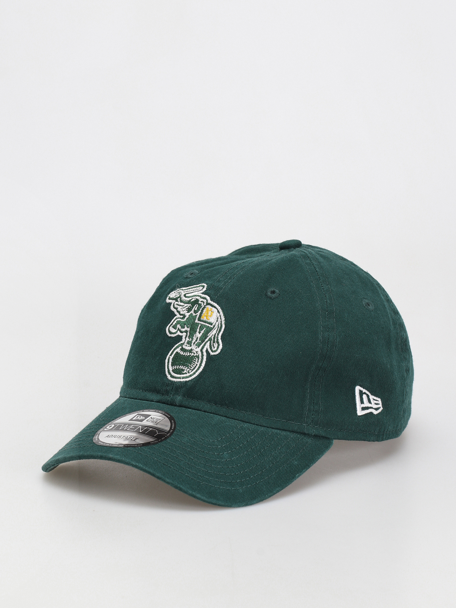 New Era Team Patch 9Twenty Okland Atheltics Baseball sapka (dark green)
