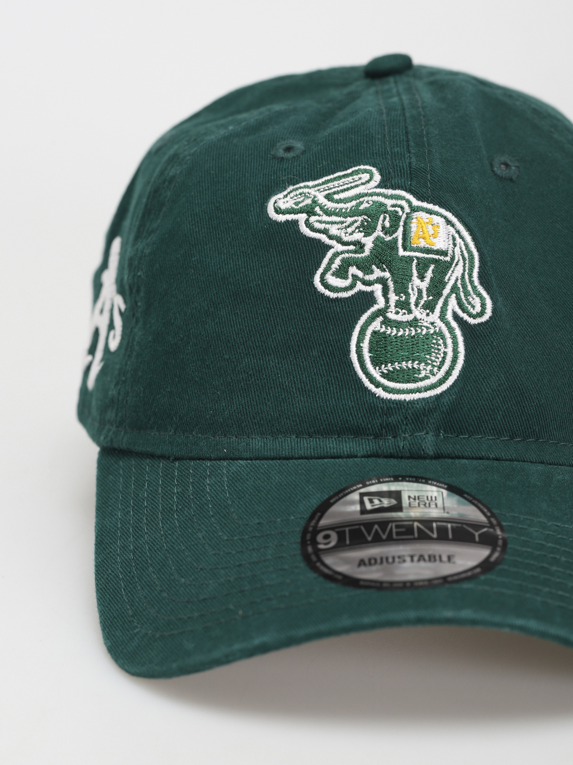 New Era Team Patch 9Twenty Okland Atheltics Baseball sapka (dark green)