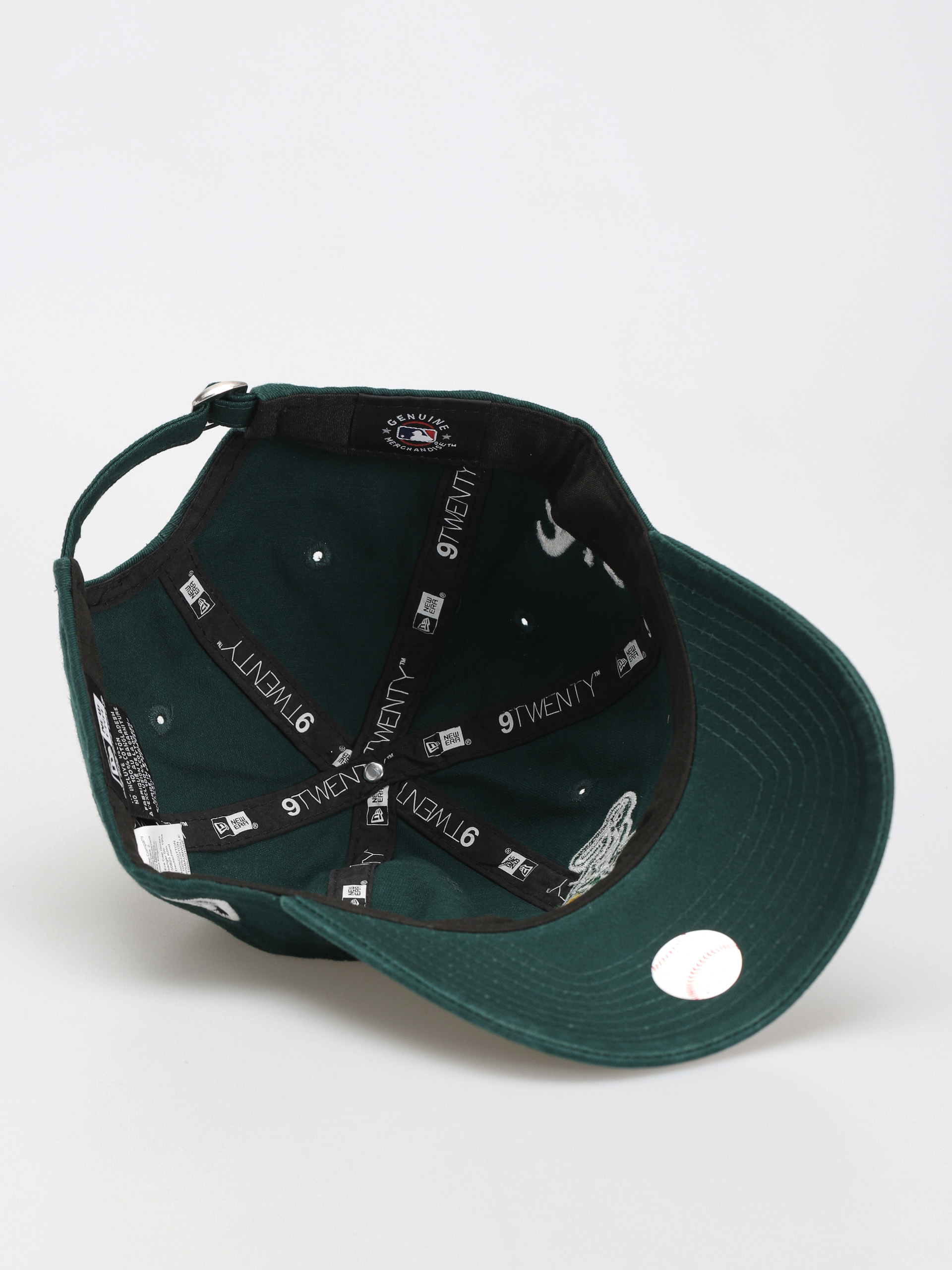New Era Team Patch 9Twenty Okland Atheltics Baseball sapka (dark green)