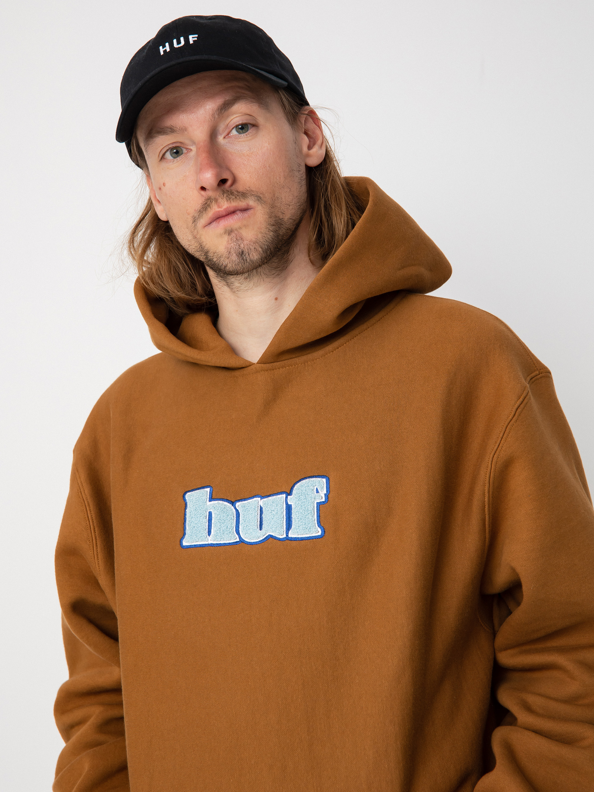 HUF Madison Heavyweight HD Kapucnis pulóver (rubber)