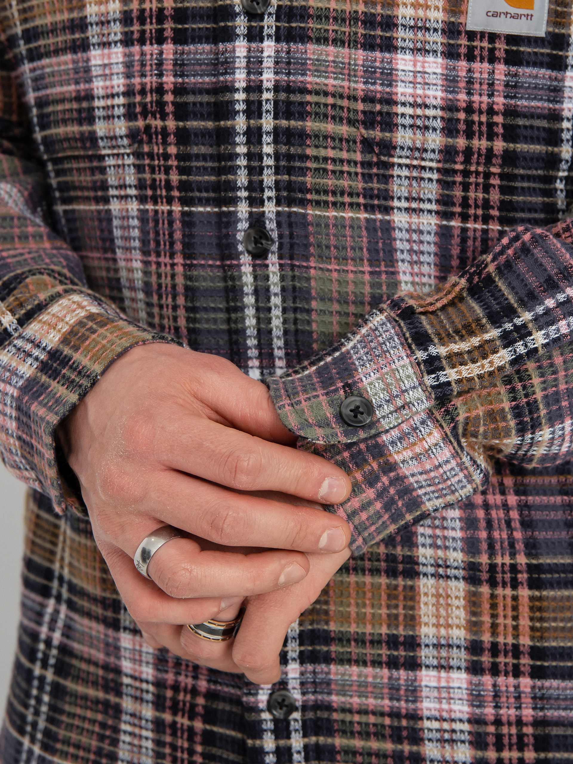 Carhartt WIP Valmon Ing (valmon check hamilton brown)