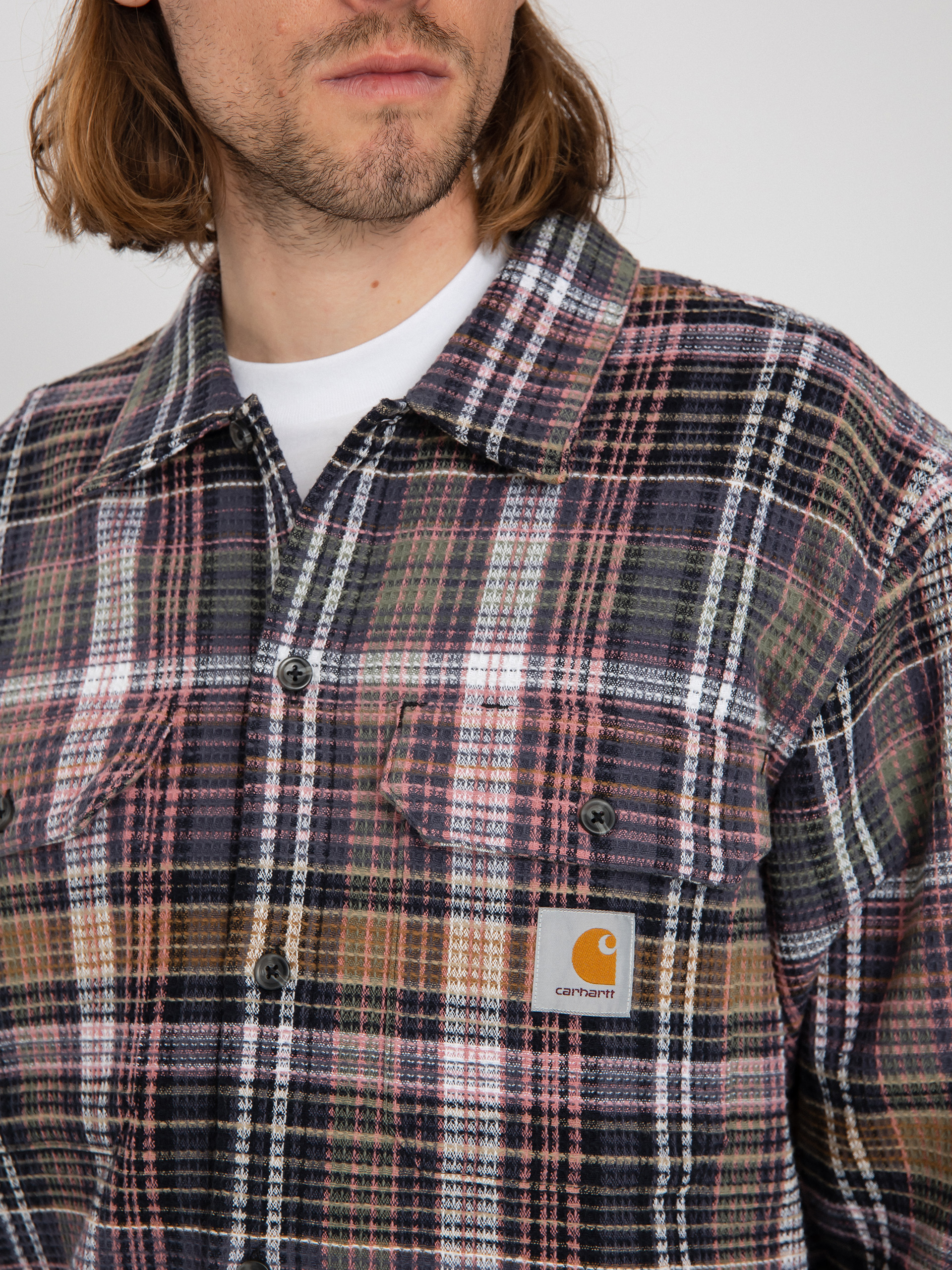 Carhartt WIP Valmon Ing (valmon check hamilton brown)
