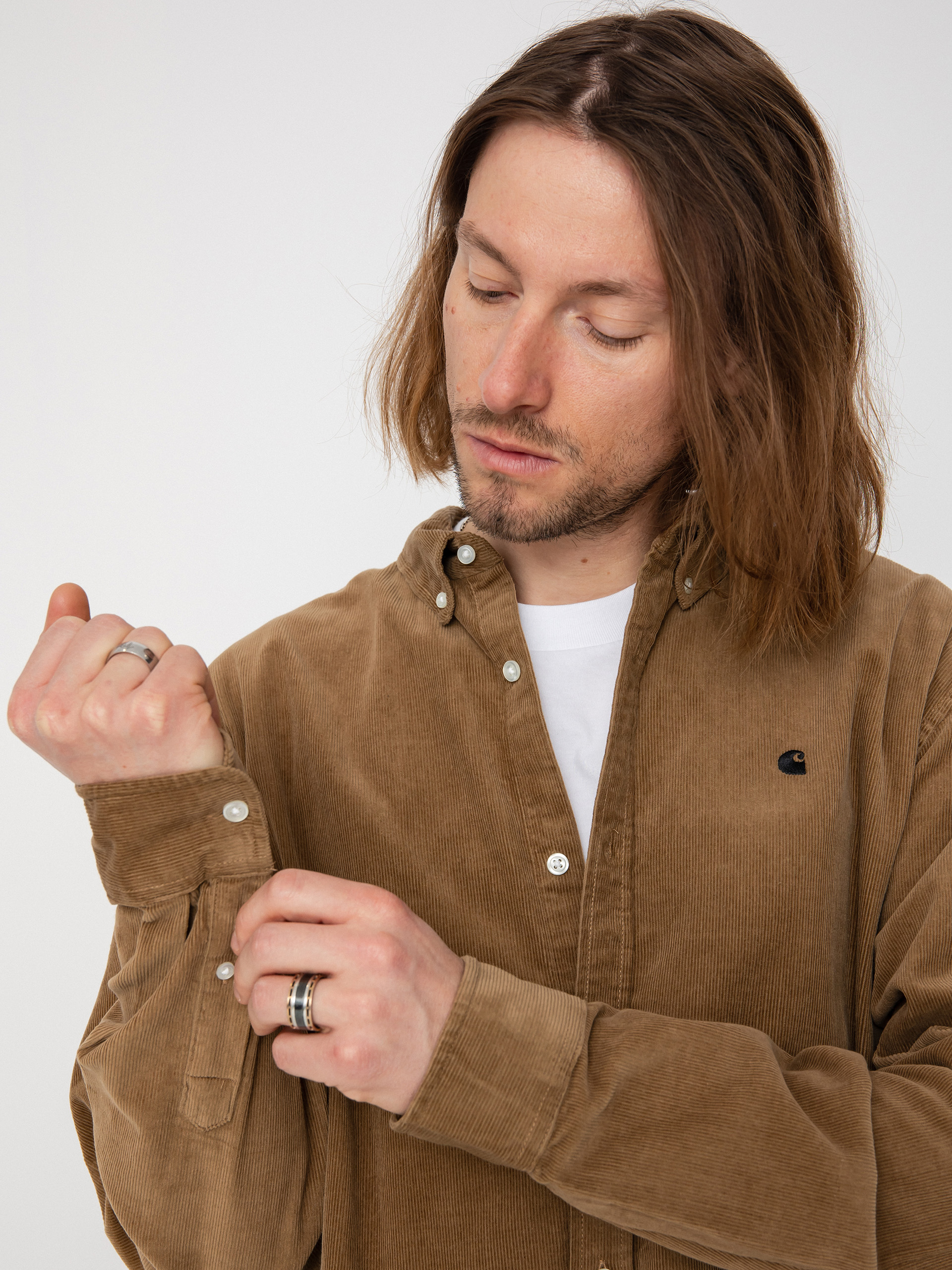 Carhartt WIP Madison Fine Cord Ing (buffalo/black)