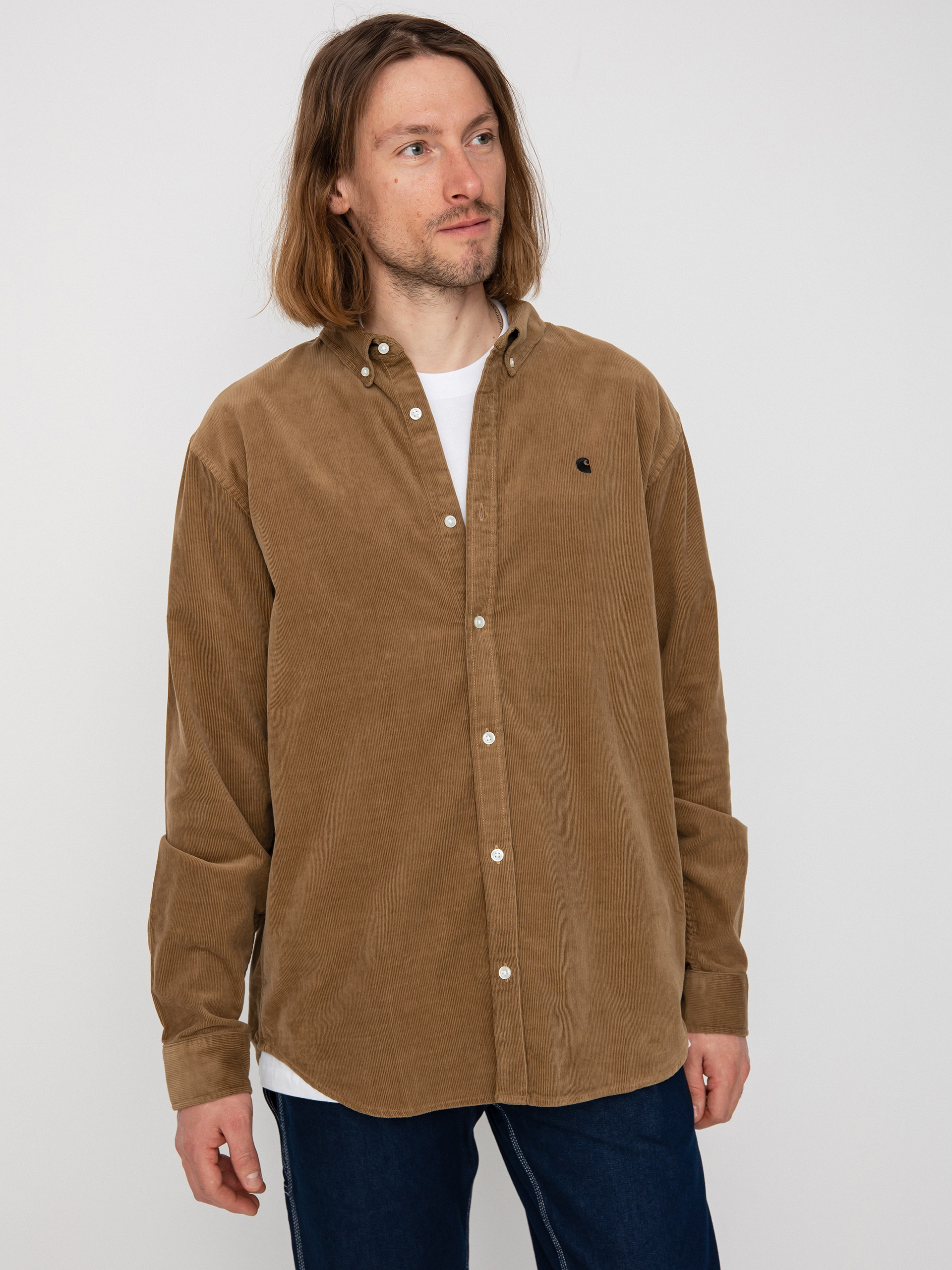 Carhartt WIP Madison Fine Cord Ing (buffalo/black)