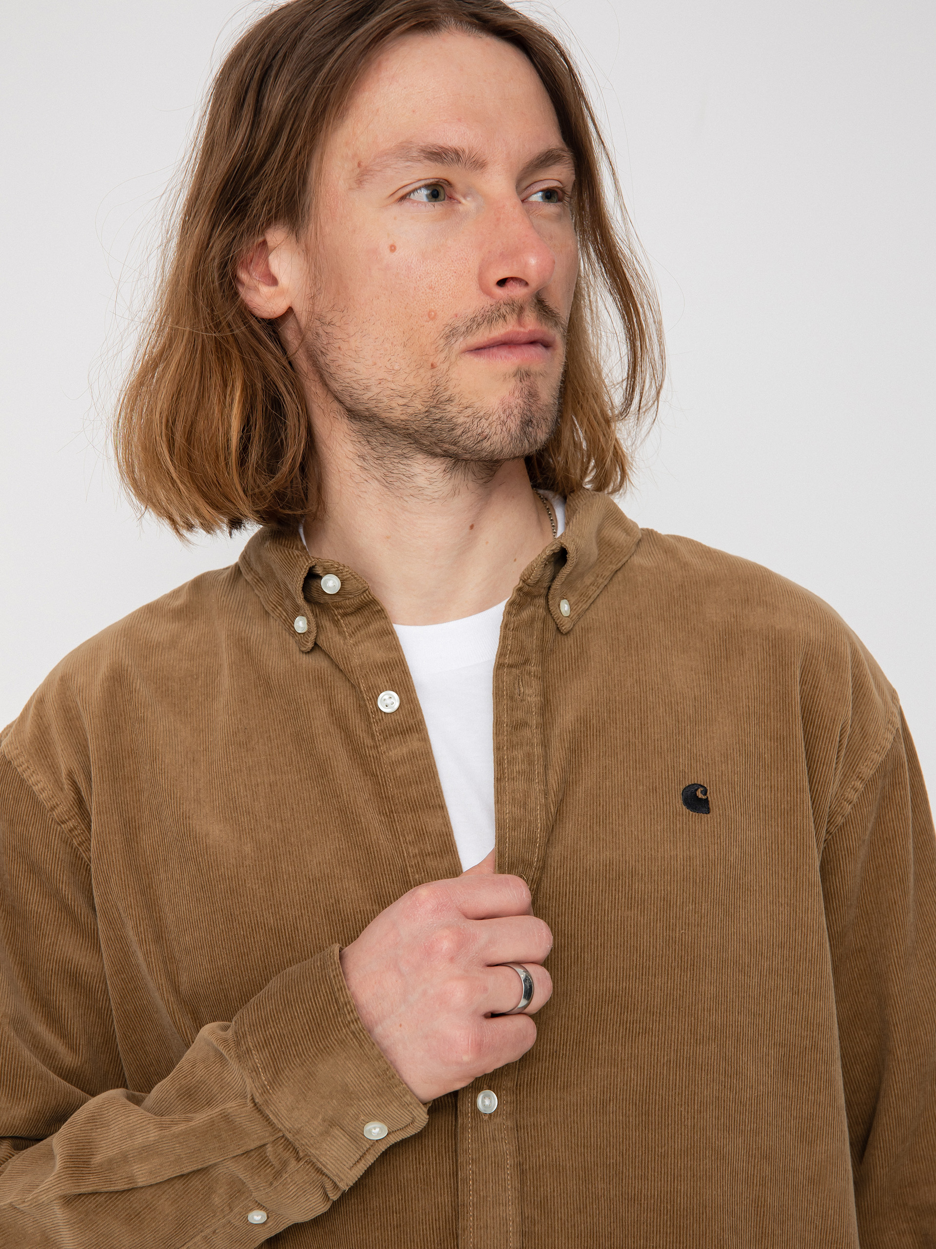 Carhartt WIP Madison Fine Cord Ing (buffalo/black)