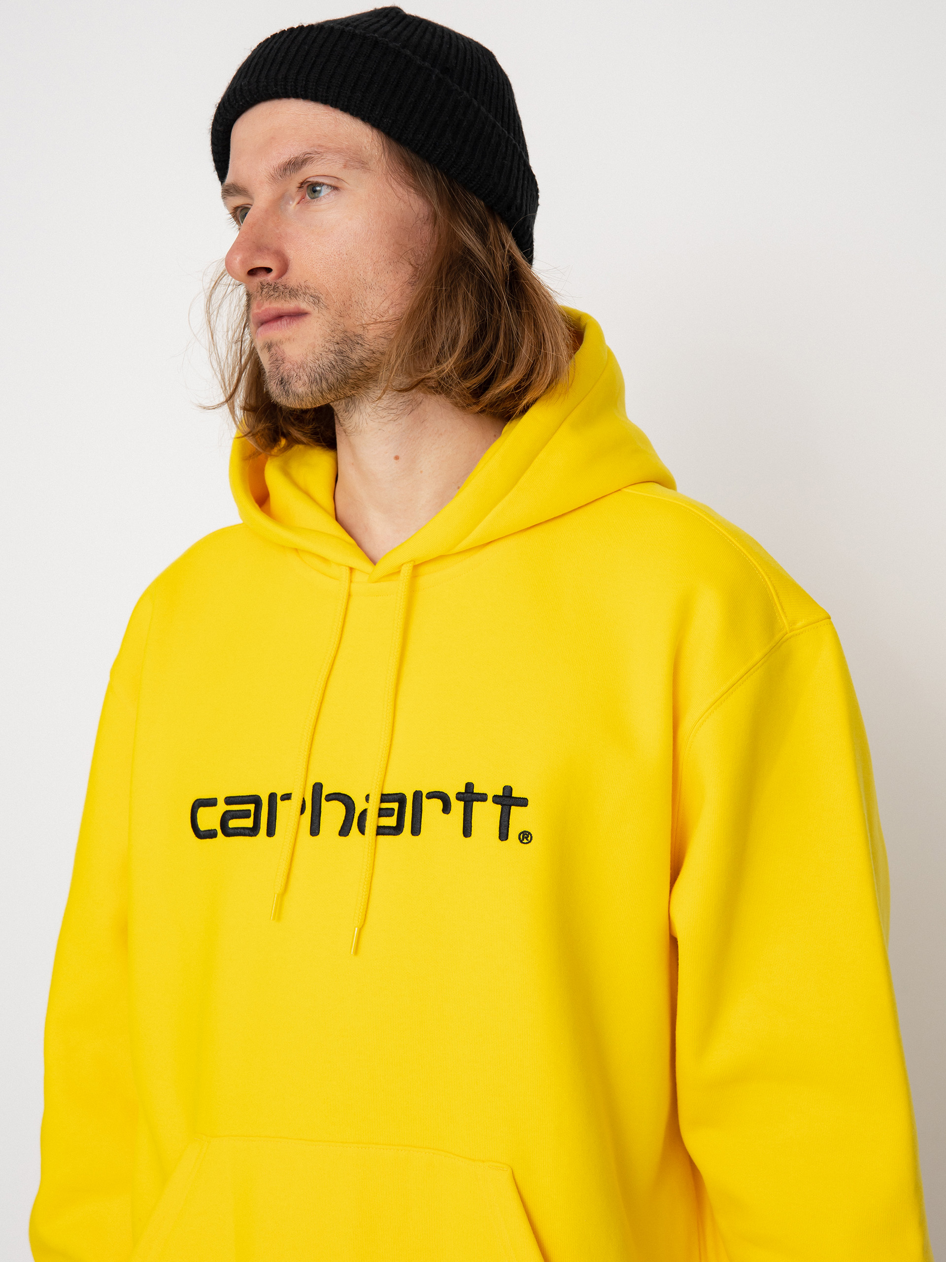 Carhartt WIP Carhartt HD Kapucnis pulóver (buttercup/black)