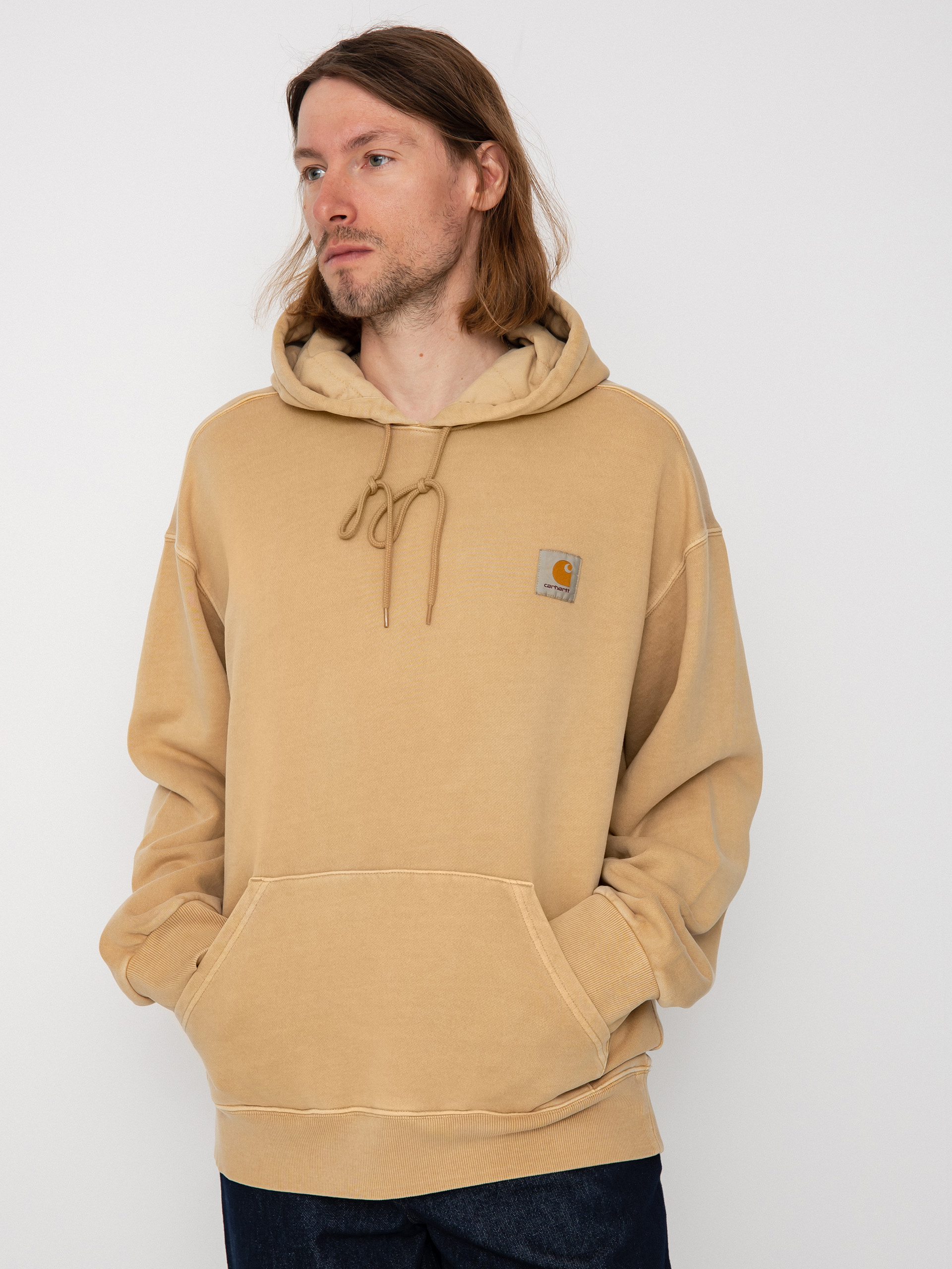 Carhartt WIP Nelson HD Kapucnis pulóver (dusty h brown)