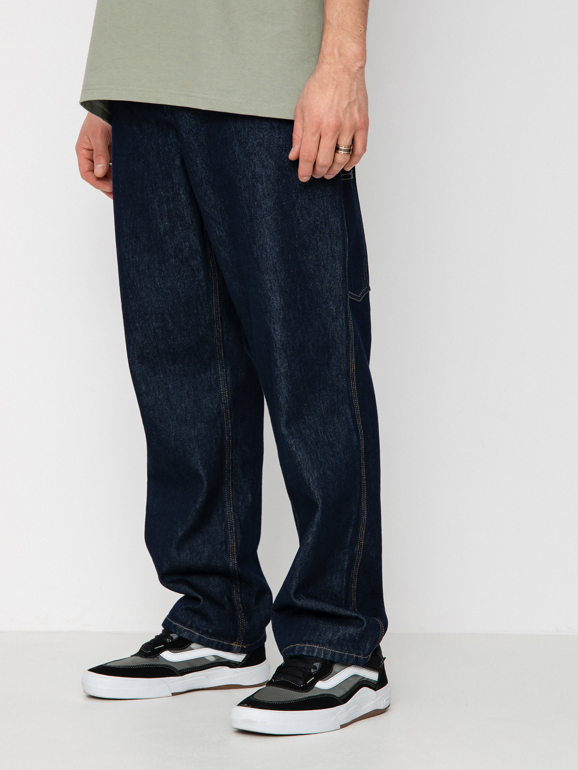 Carhartt WIP Single Knee Kisnadrág (blue)