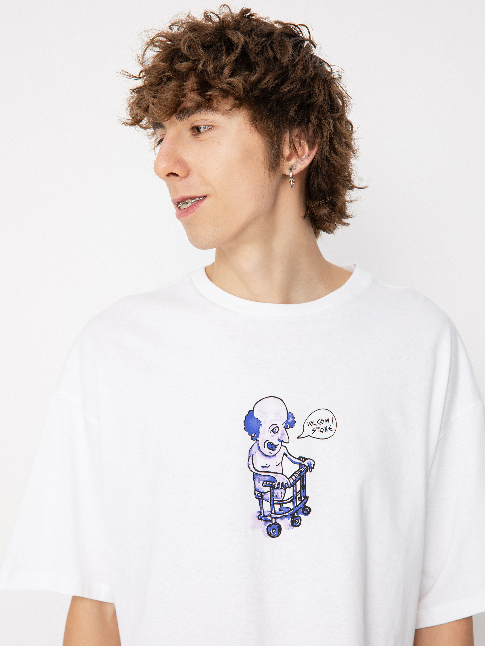 Volcom Slowfutur Lse póló (white)