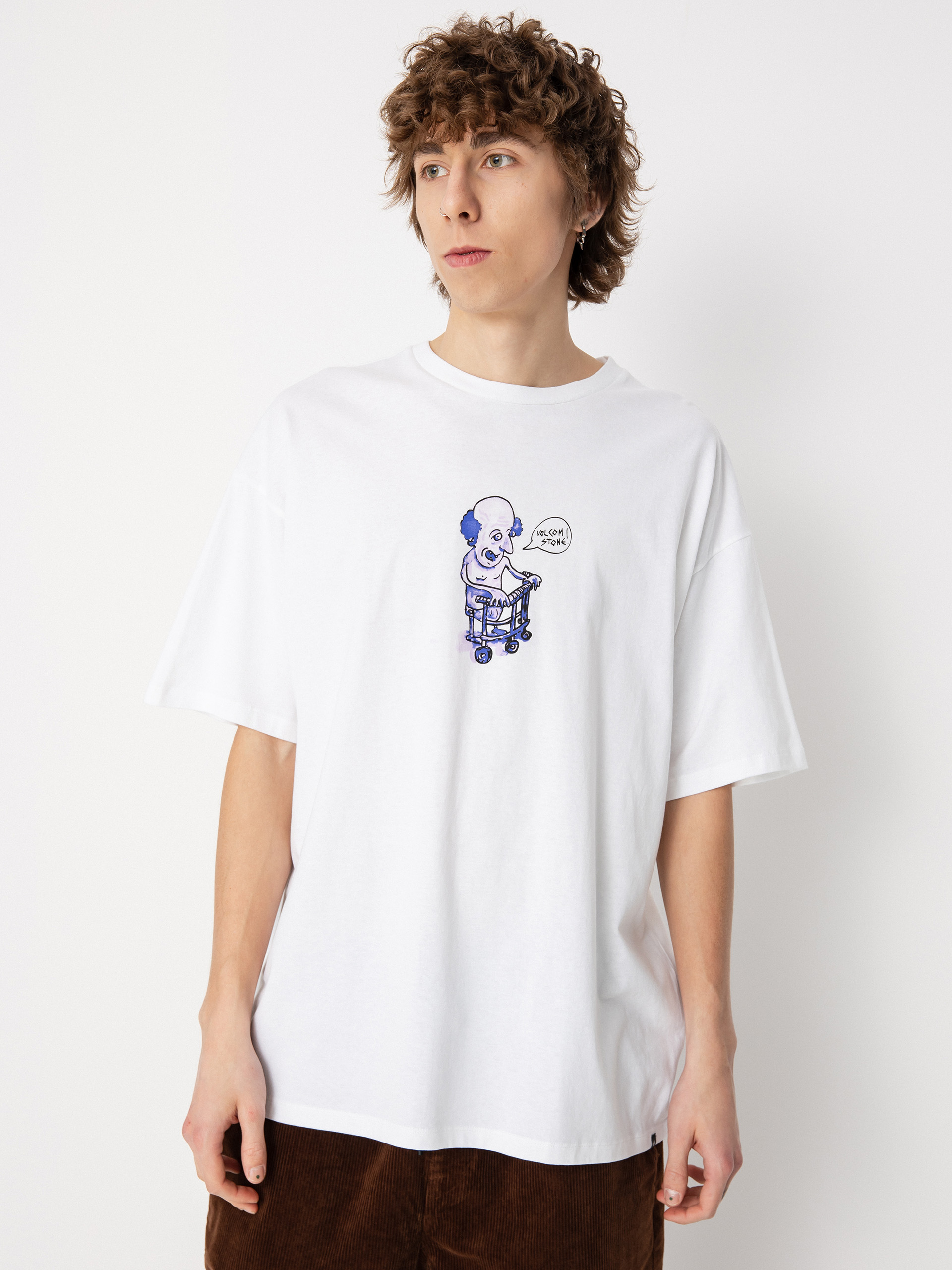 Volcom Slowfutur Lse póló (white)