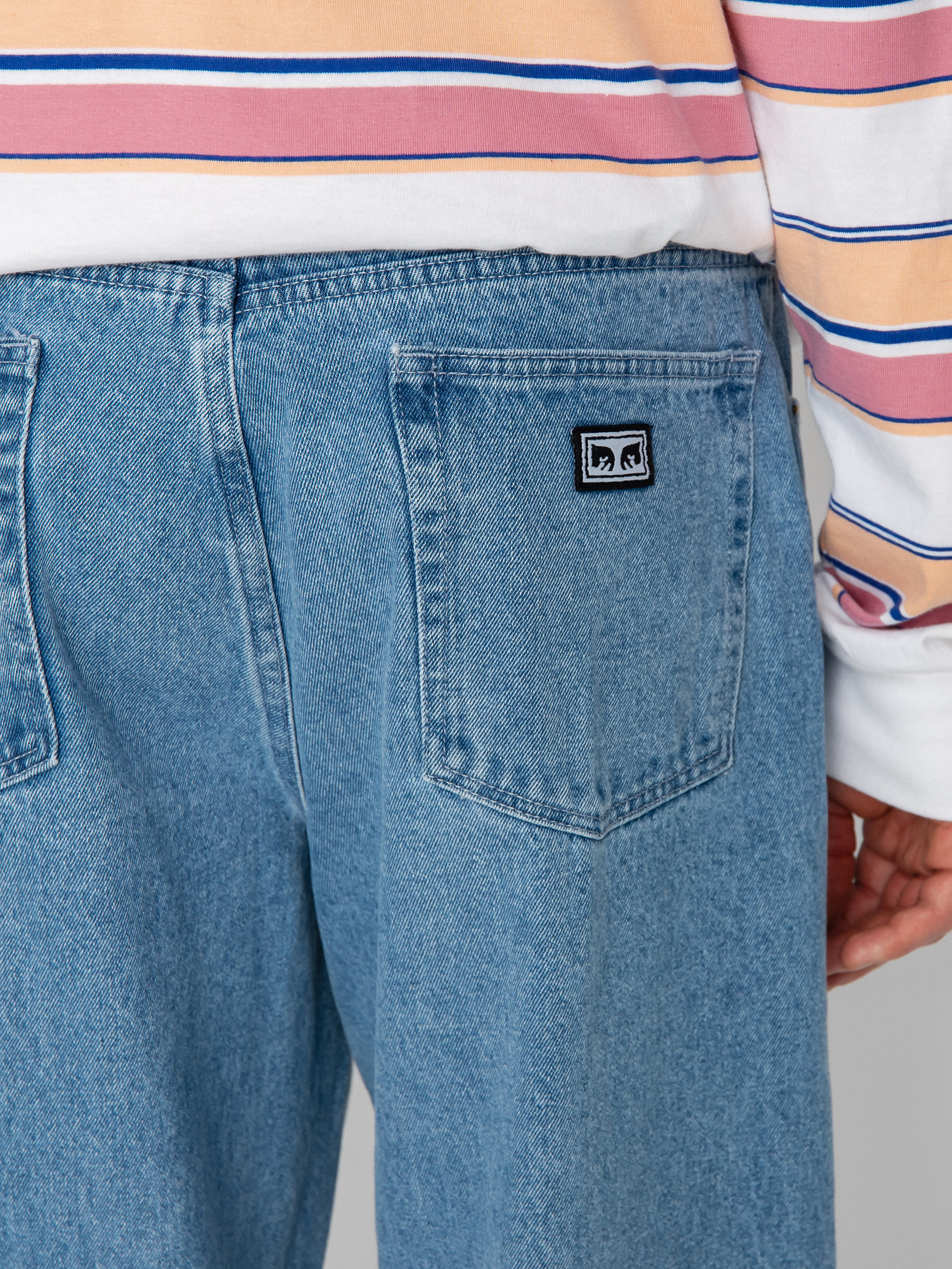 OBEY Bigwig Kisnadrág (light indigo)