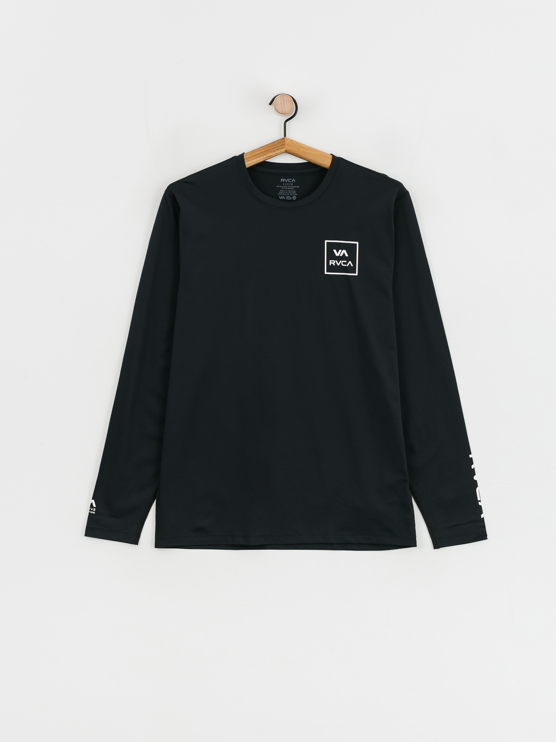RVCA Rvca Surf Shirt Hosszú ujjú felső (black)