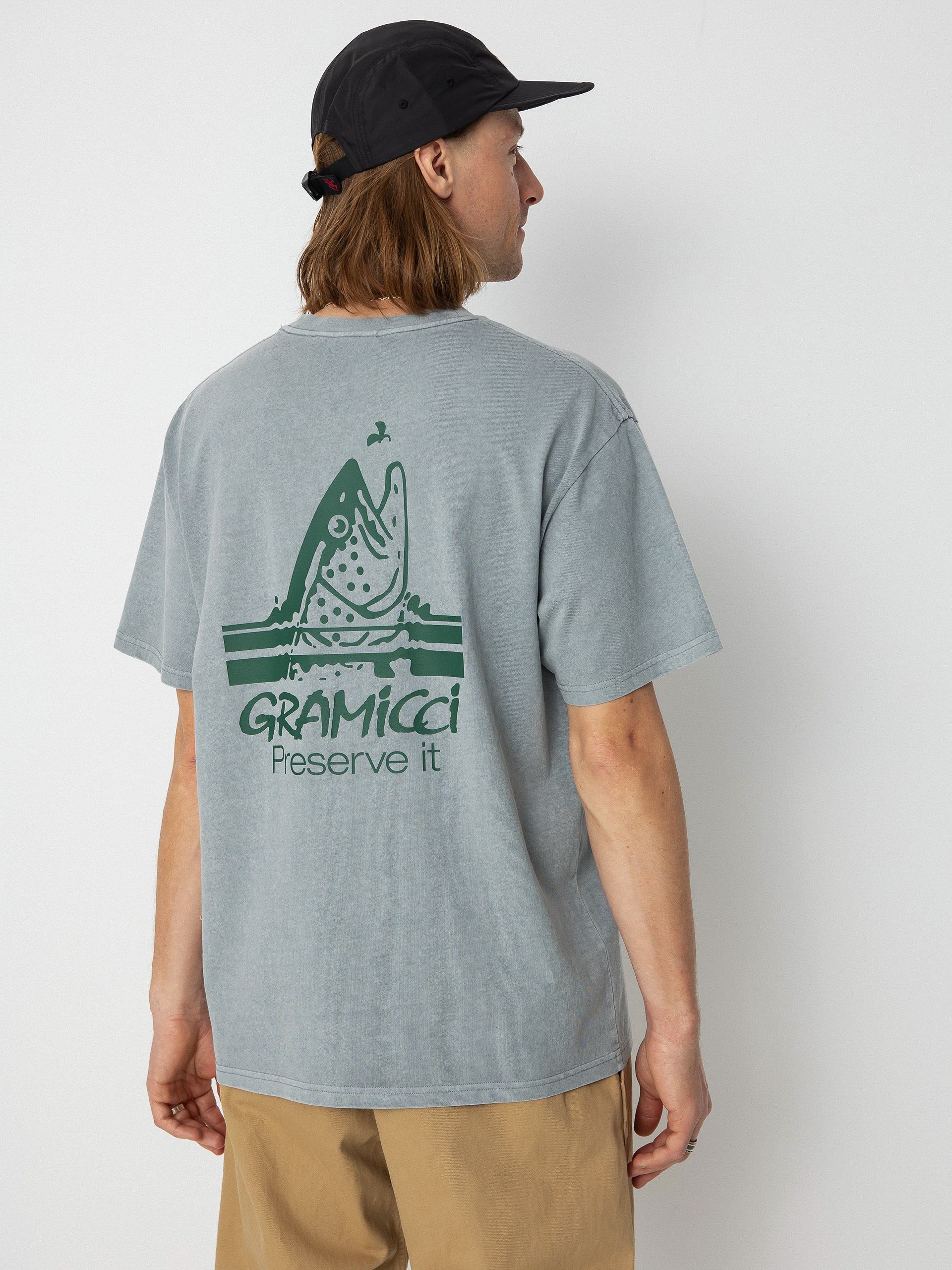 Gramicci Trout póló (smoky slate pigment)