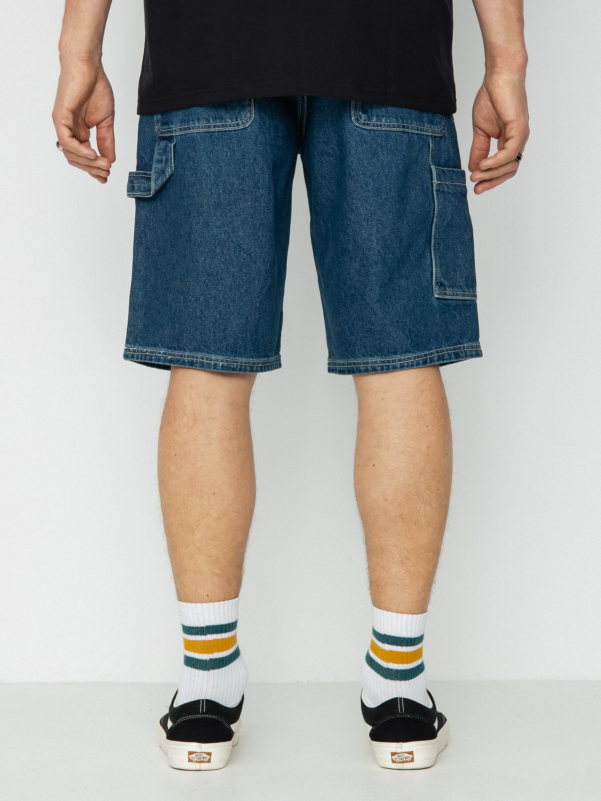 Volcom Labored Denim Utility Rövidnadrág (indigo ridge wash)