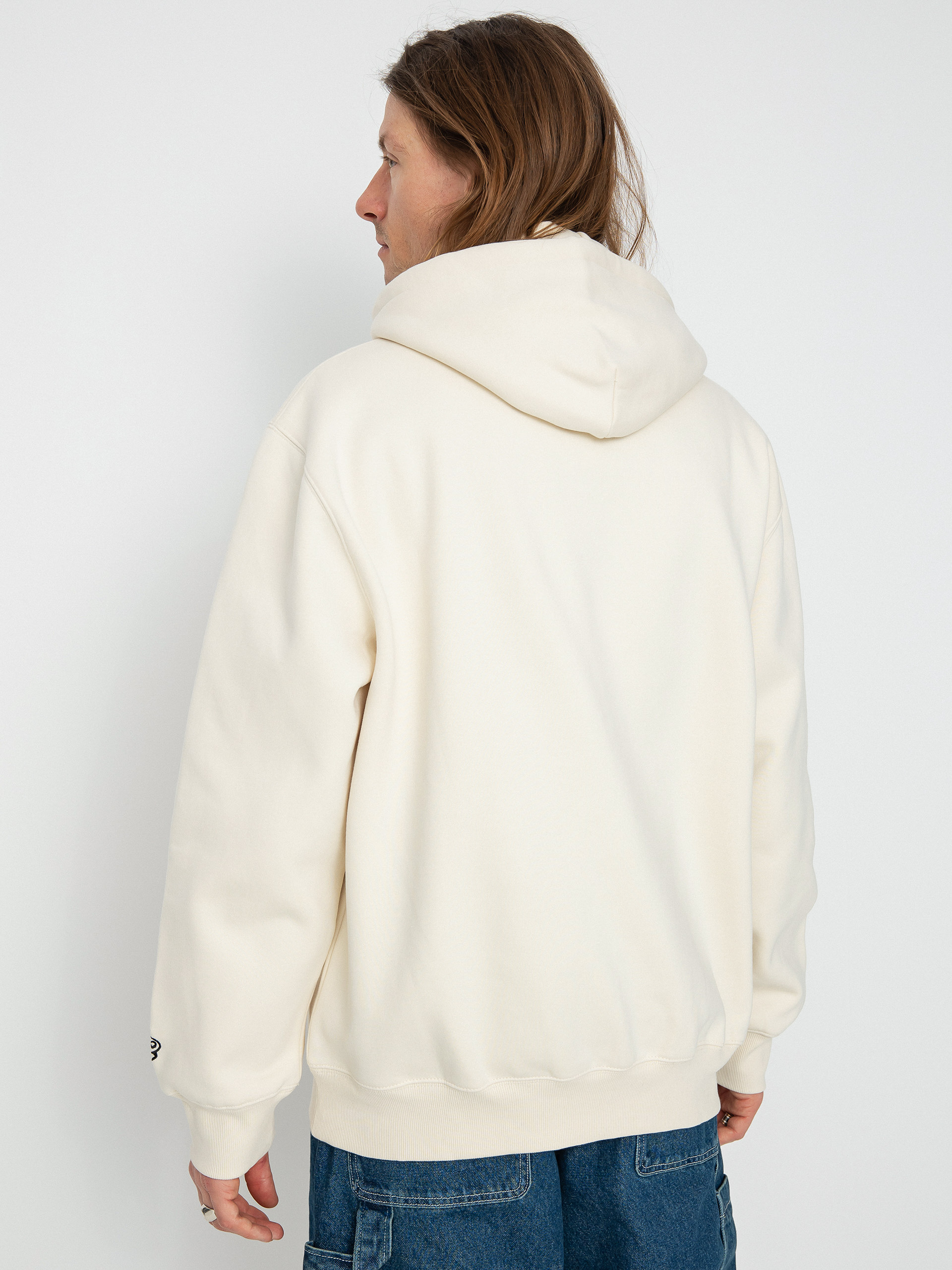 Carhartt WIP Souvenir Valley HD Kapucnis pulóver (natural/black)