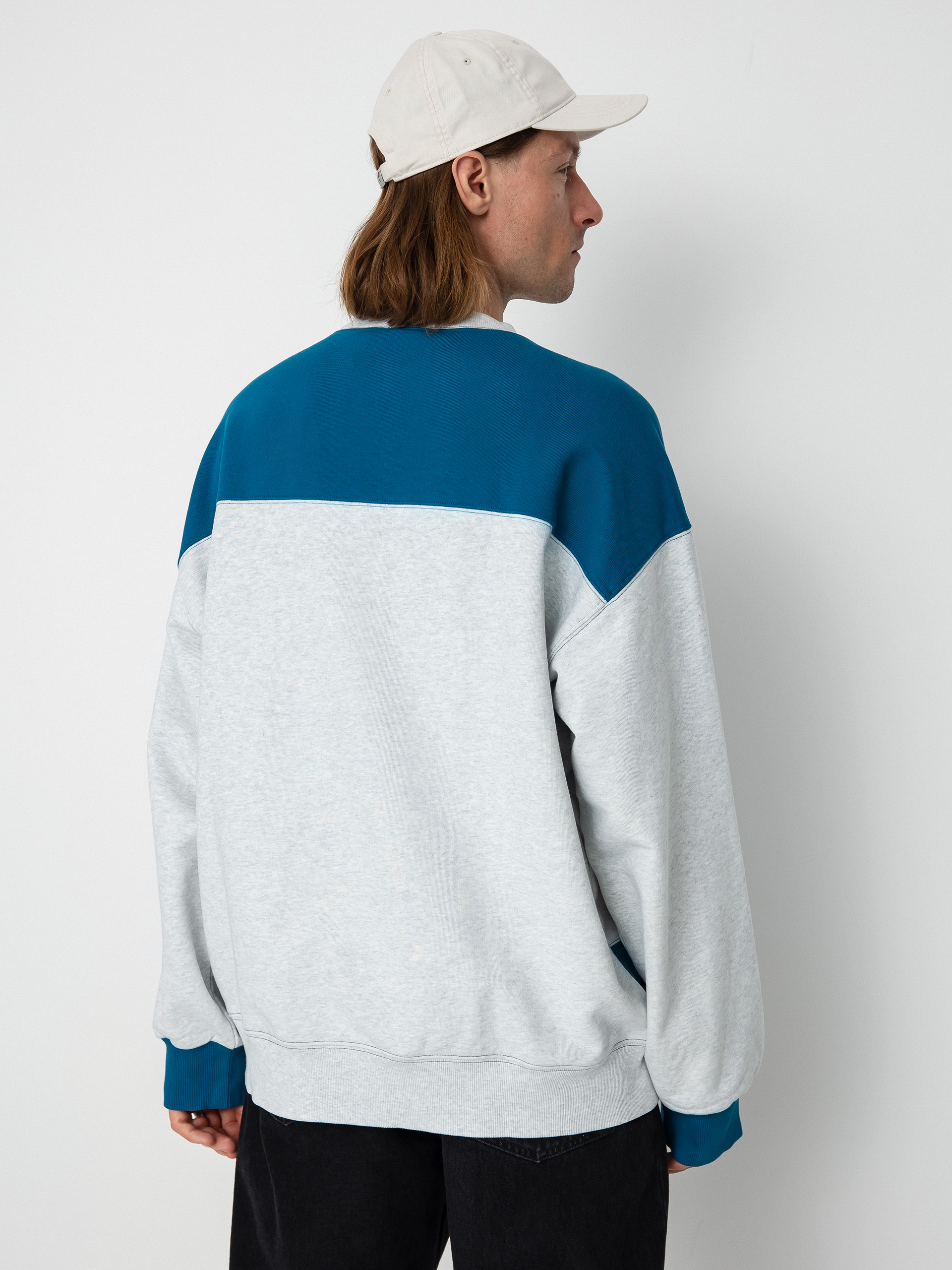 Carhartt WIP Santa Fe Pulóver (amalfi/ash heather)