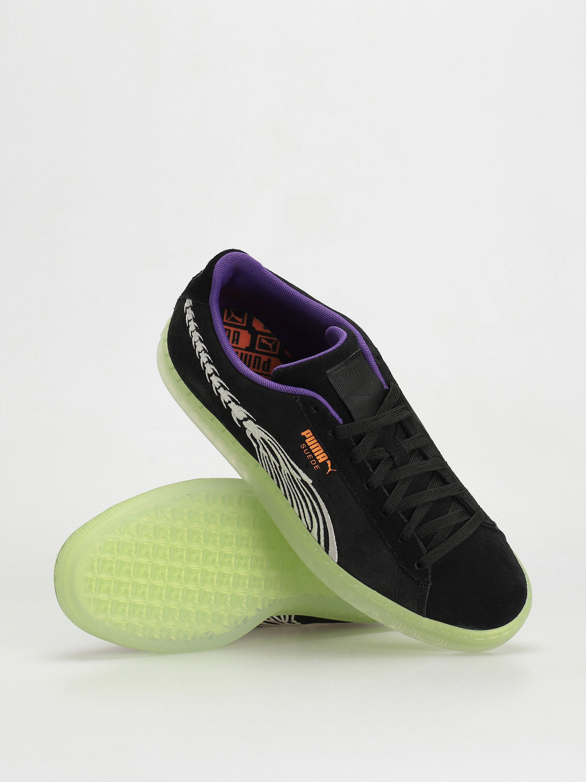 Puma Suede Haunted Cipők (puma black/pristine/pistachio)