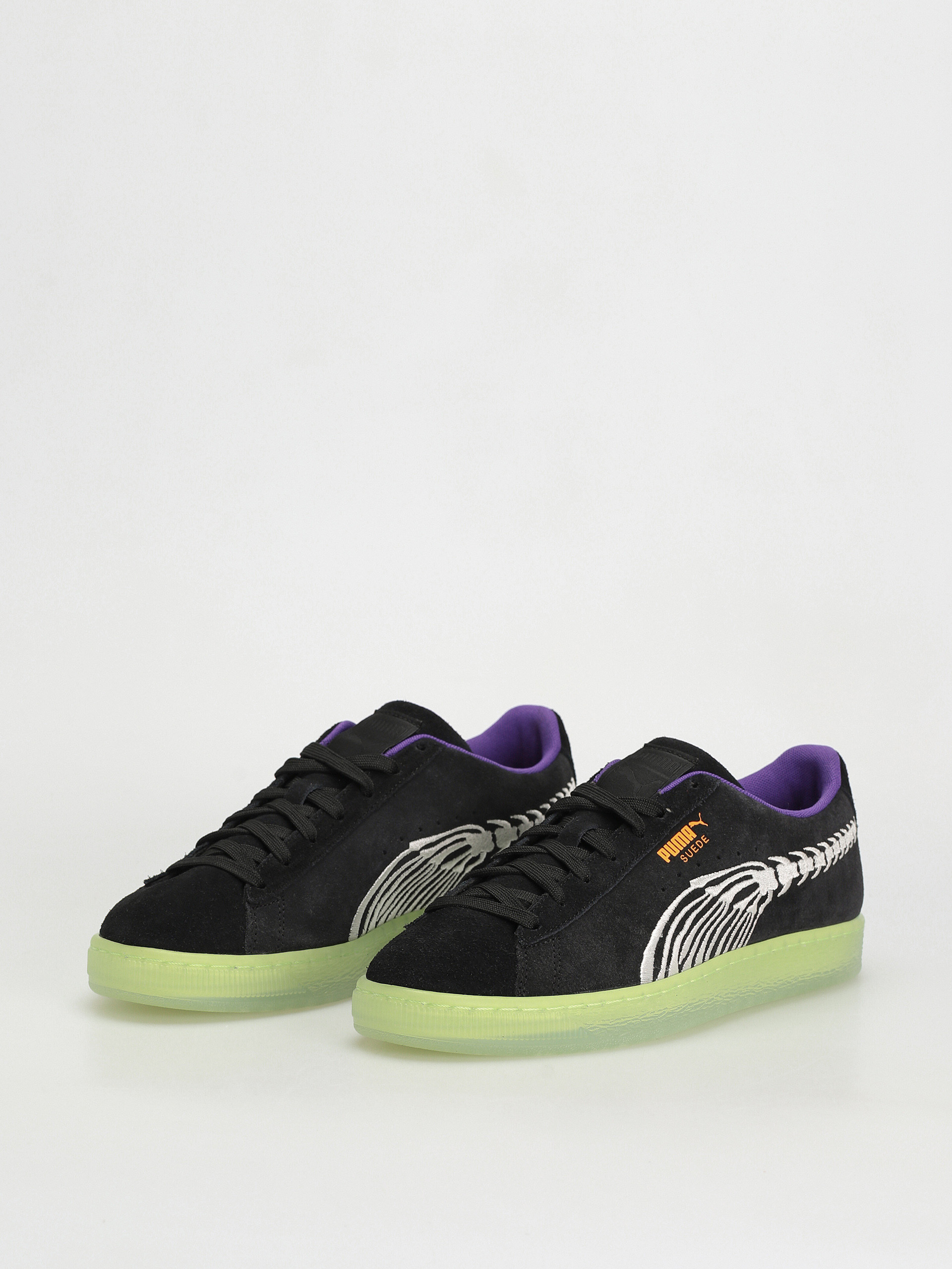 Puma Suede Haunted Cipők (puma black/pristine/pistachio)