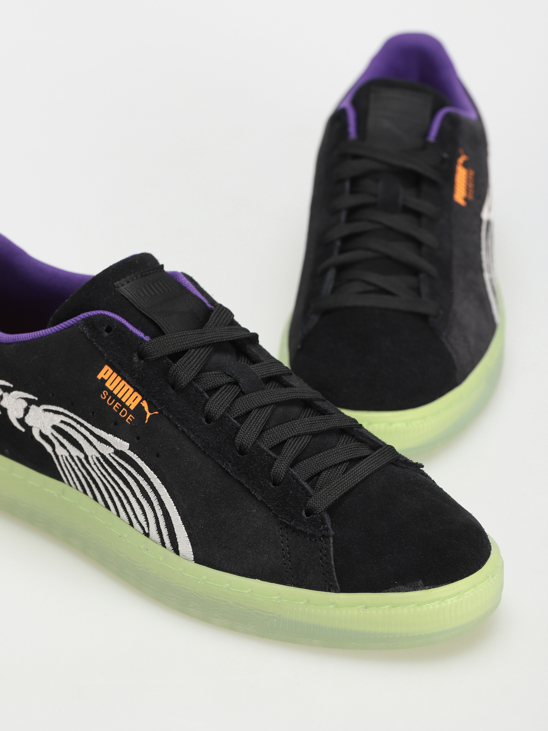 Puma Suede Haunted Cipők (puma black/pristine/pistachio)