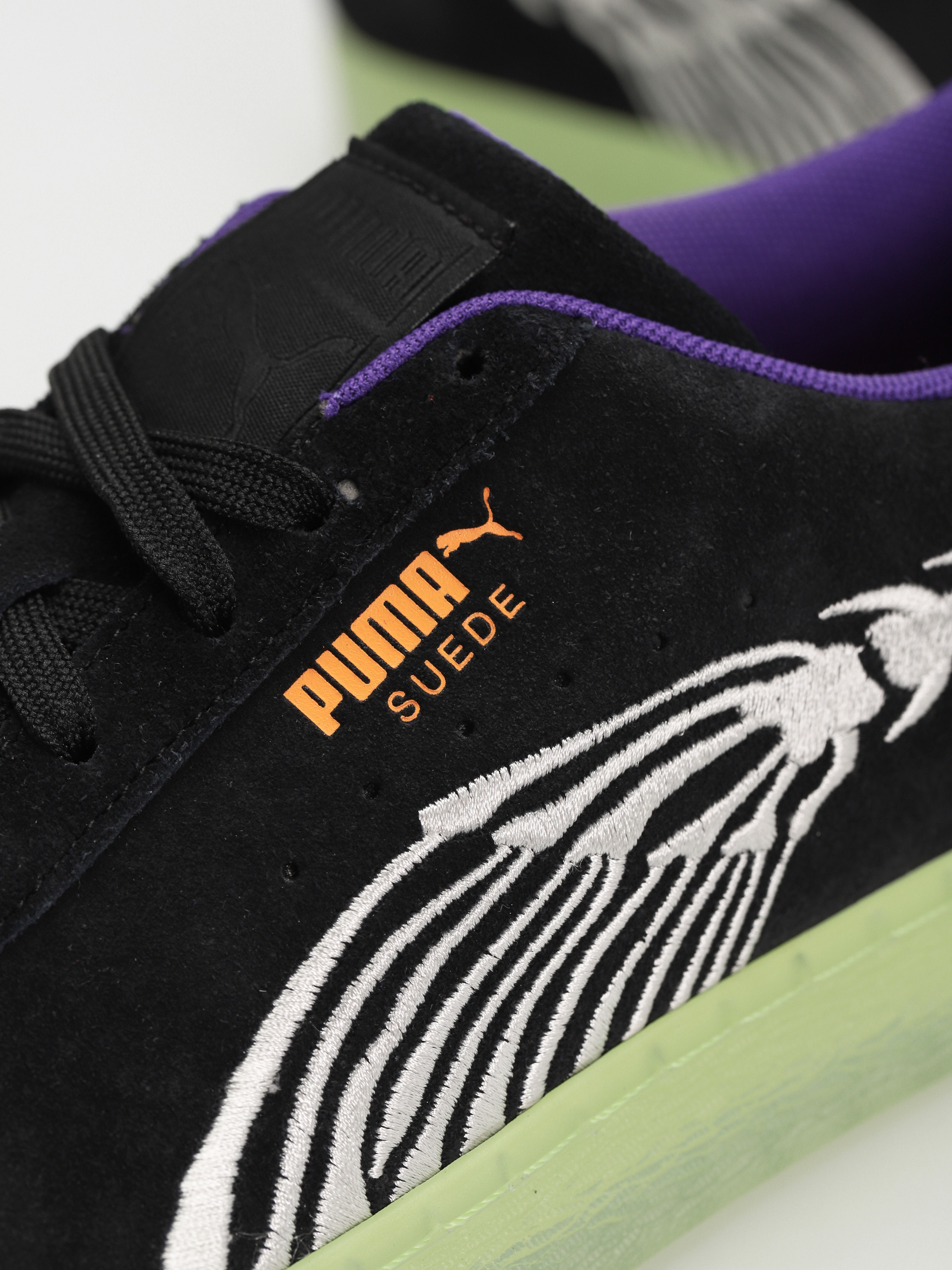 Puma Suede Haunted Cipők (puma black/pristine/pistachio)