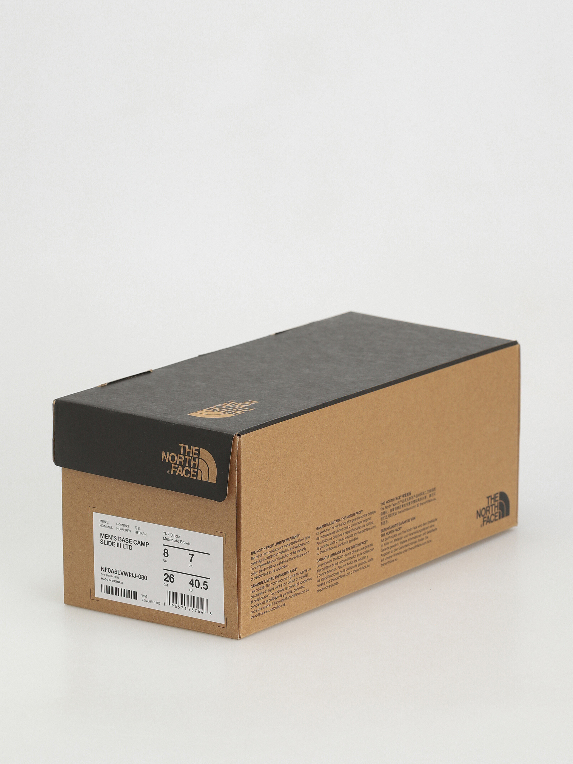 The North Face Base Camp Slide III Ltd Flip-flop papucsok (tnf black/macchiato brown)