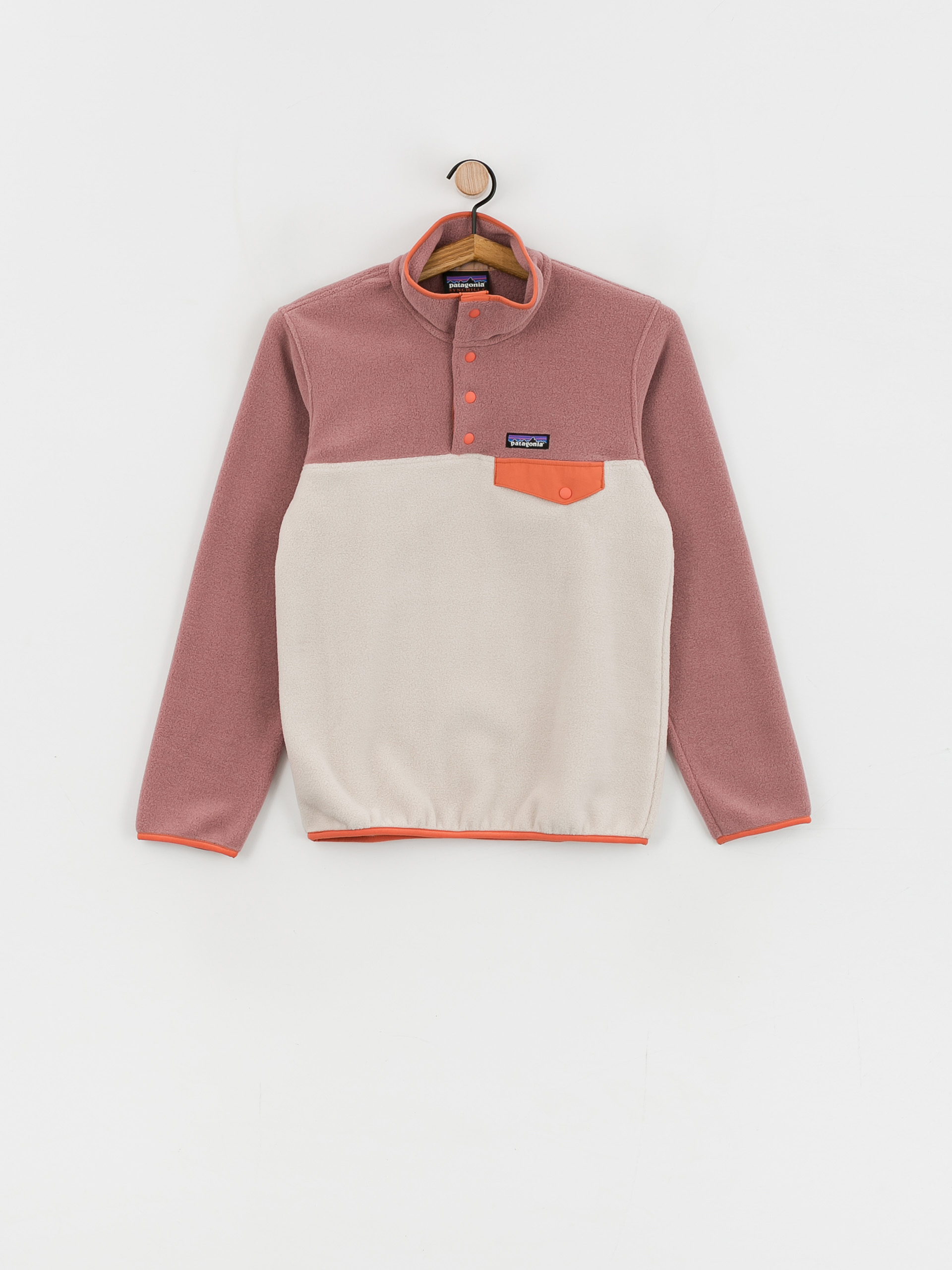 Női Patagonia Lightweight Synch Snap T Polár pulóver (pumice)