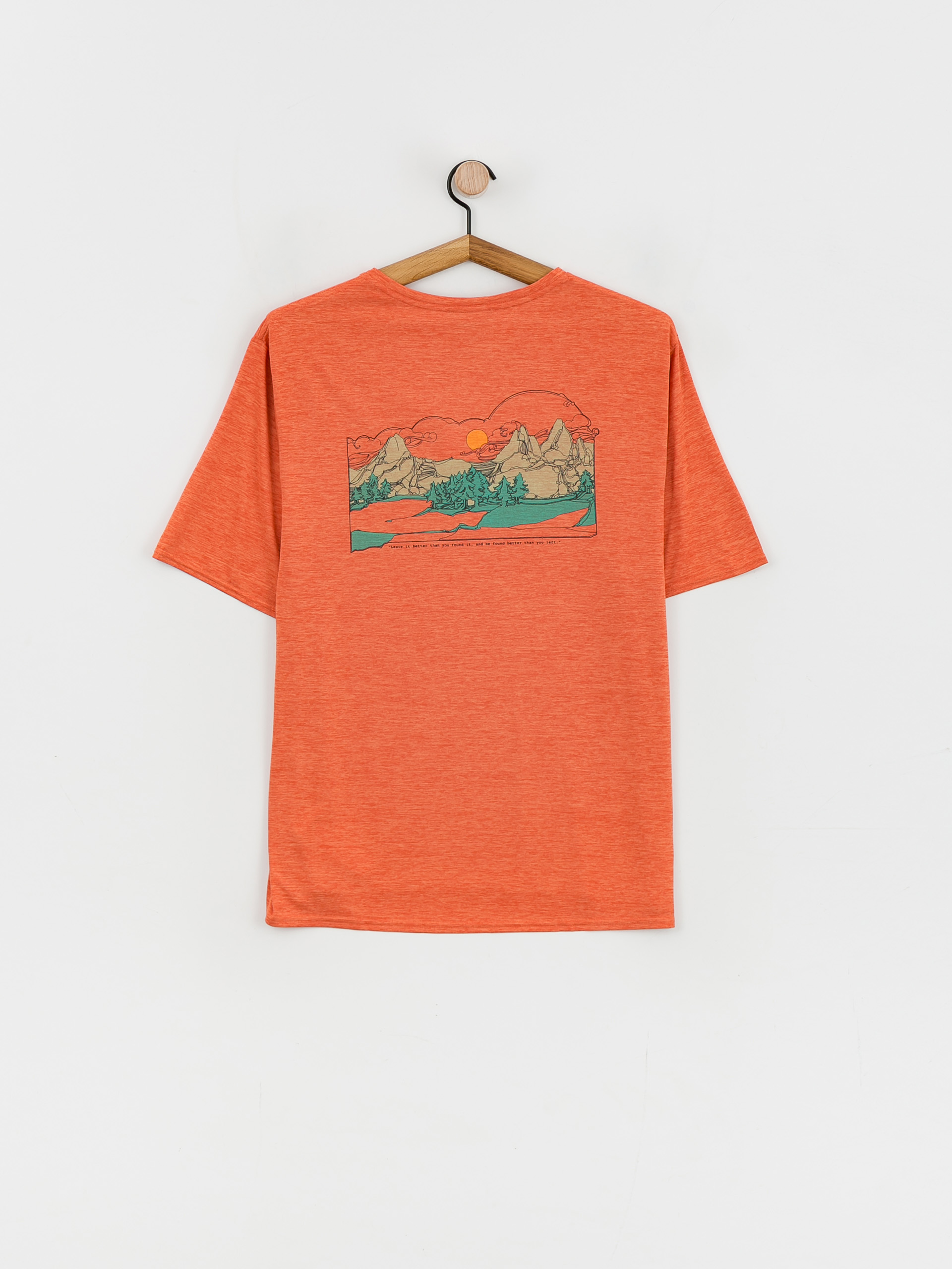 Patagonia Cap Cool Daily Graphic póló (lost and found/quartz coral x dye)