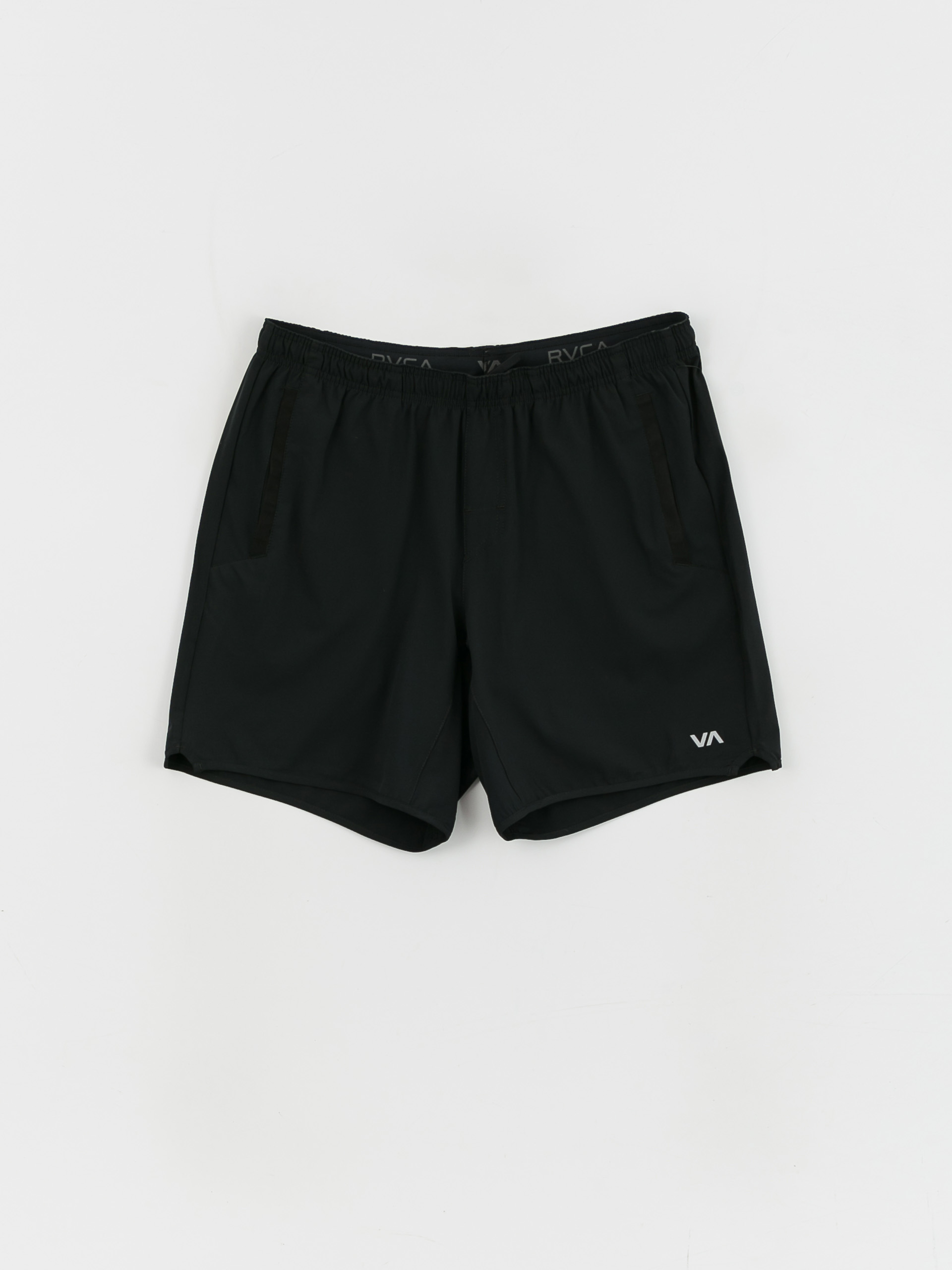 RVCA Yogger Stretch 17 Rövidnadrág (black)