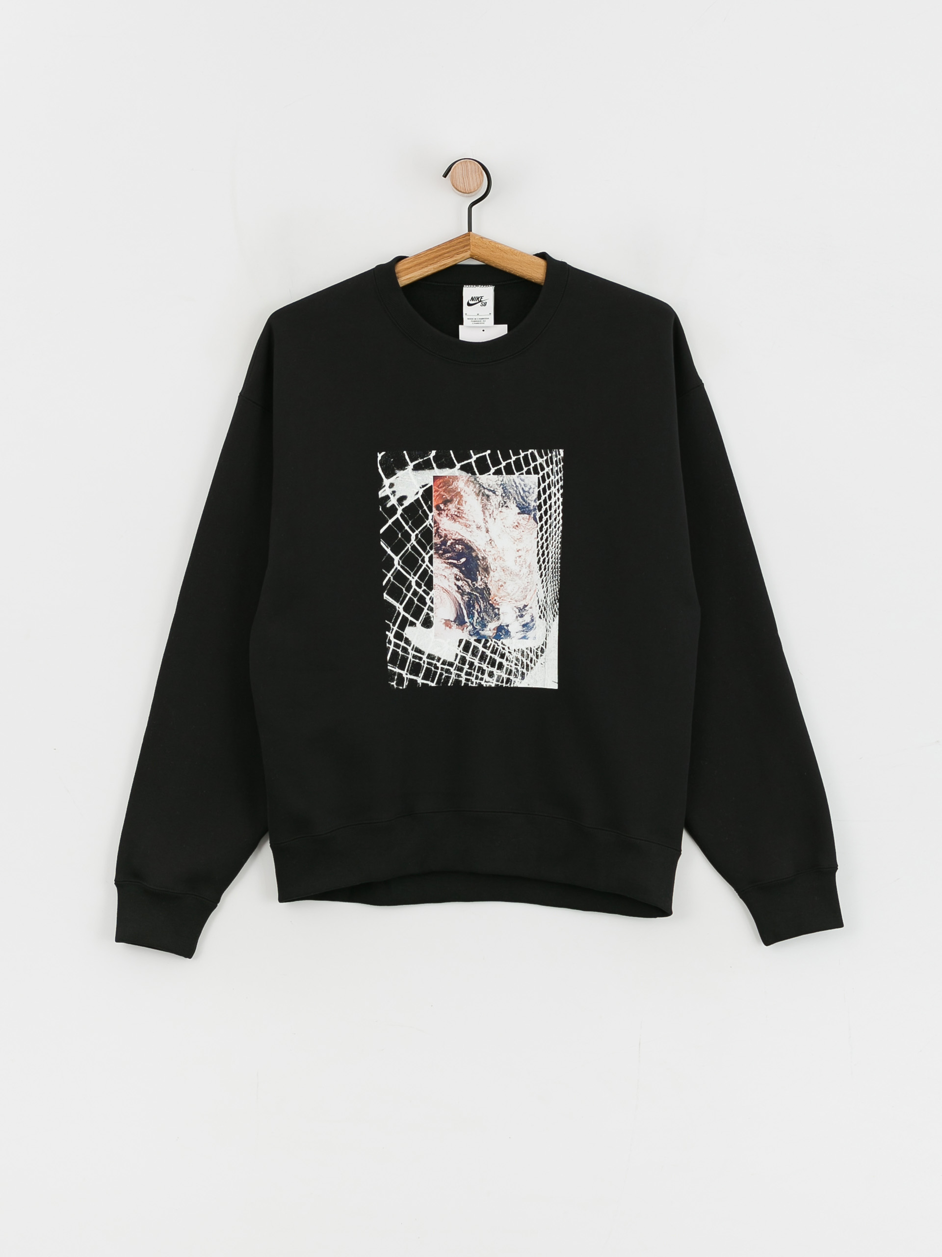 Nike SB Crew City Border Pulóver (black)