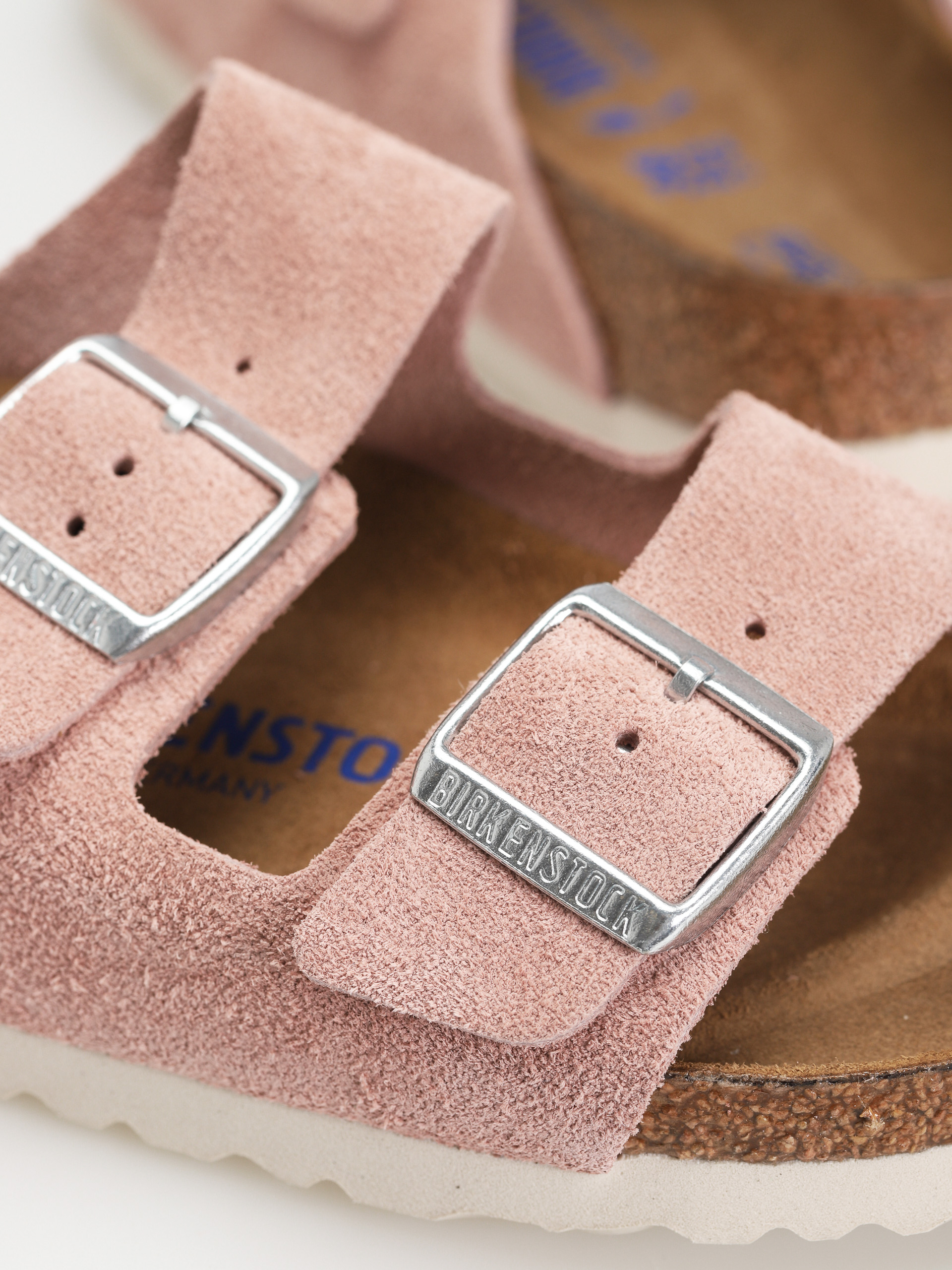 Birkenstock Arizona Suede Narrow Flip-flop papucsok Wmn (pink clay)