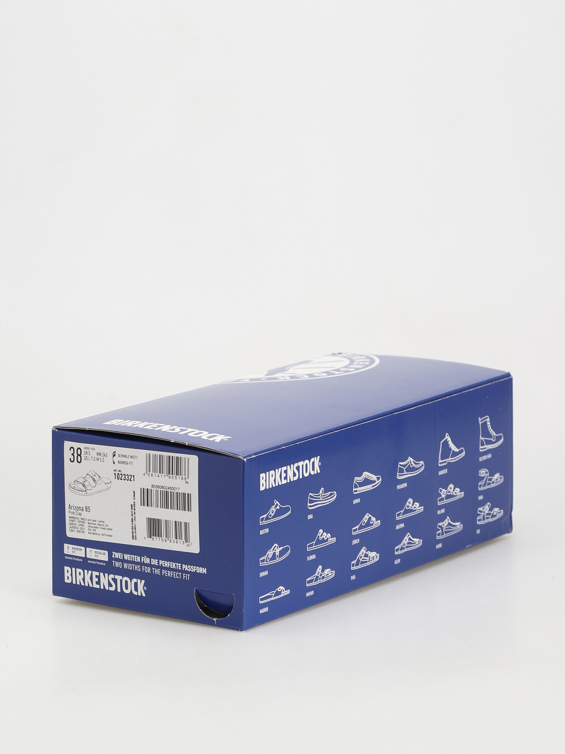 Birkenstock Arizona Suede Narrow Flip-flop papucsok Wmn (pink clay)