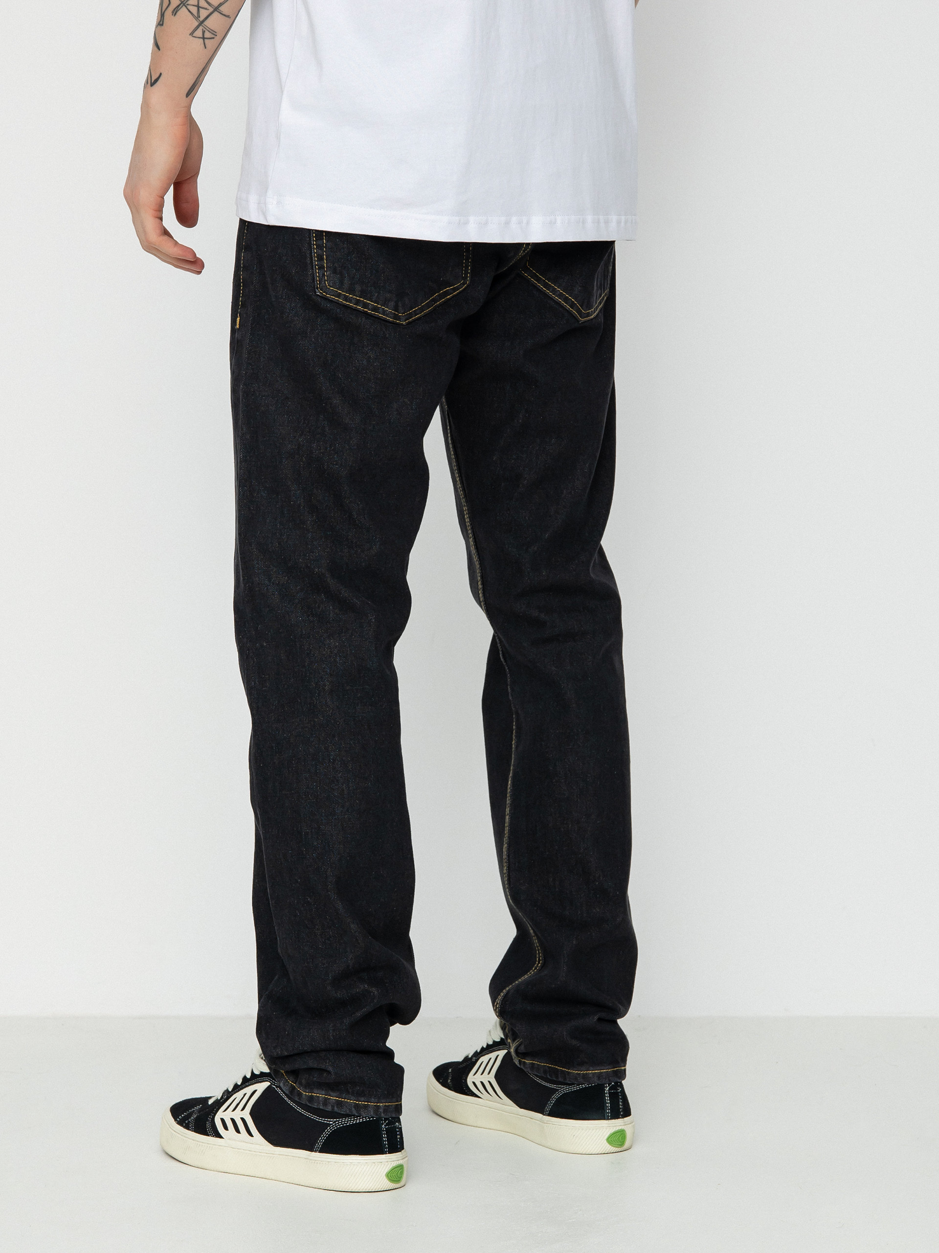 MassDnm Base Jeans Regular Fit Kisnadrág (black washed)