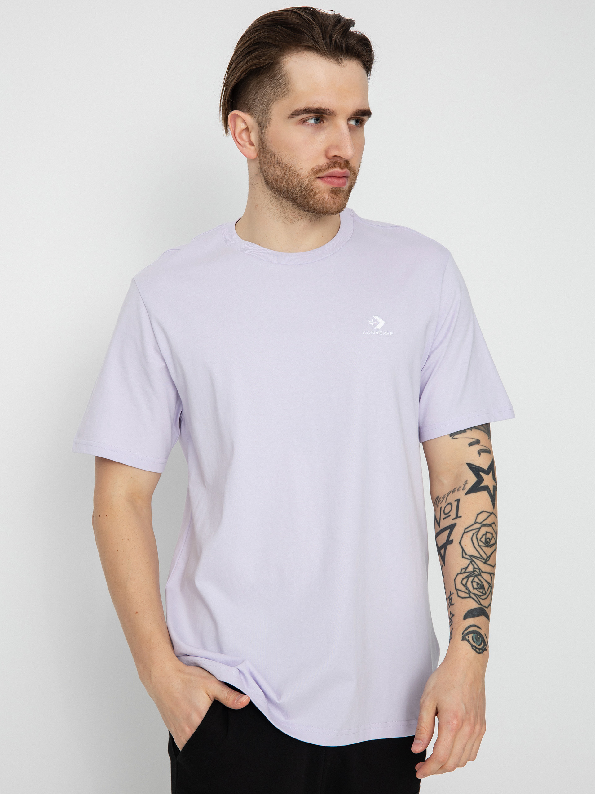 Converse Star Chevron Emb póló (vapor violet)