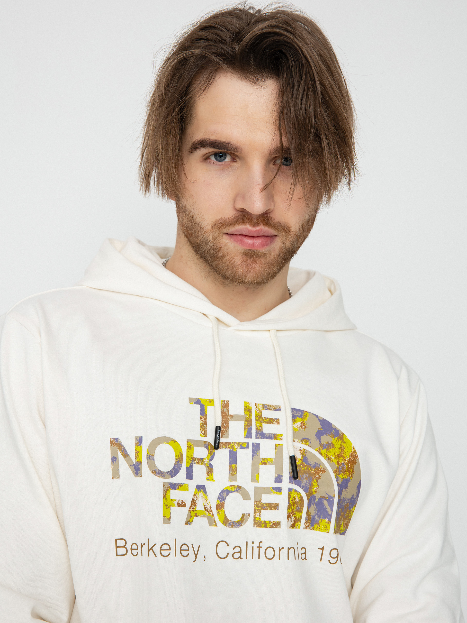 The North Face Berkeley California HD Kapucnis pulóver (gardenia white)