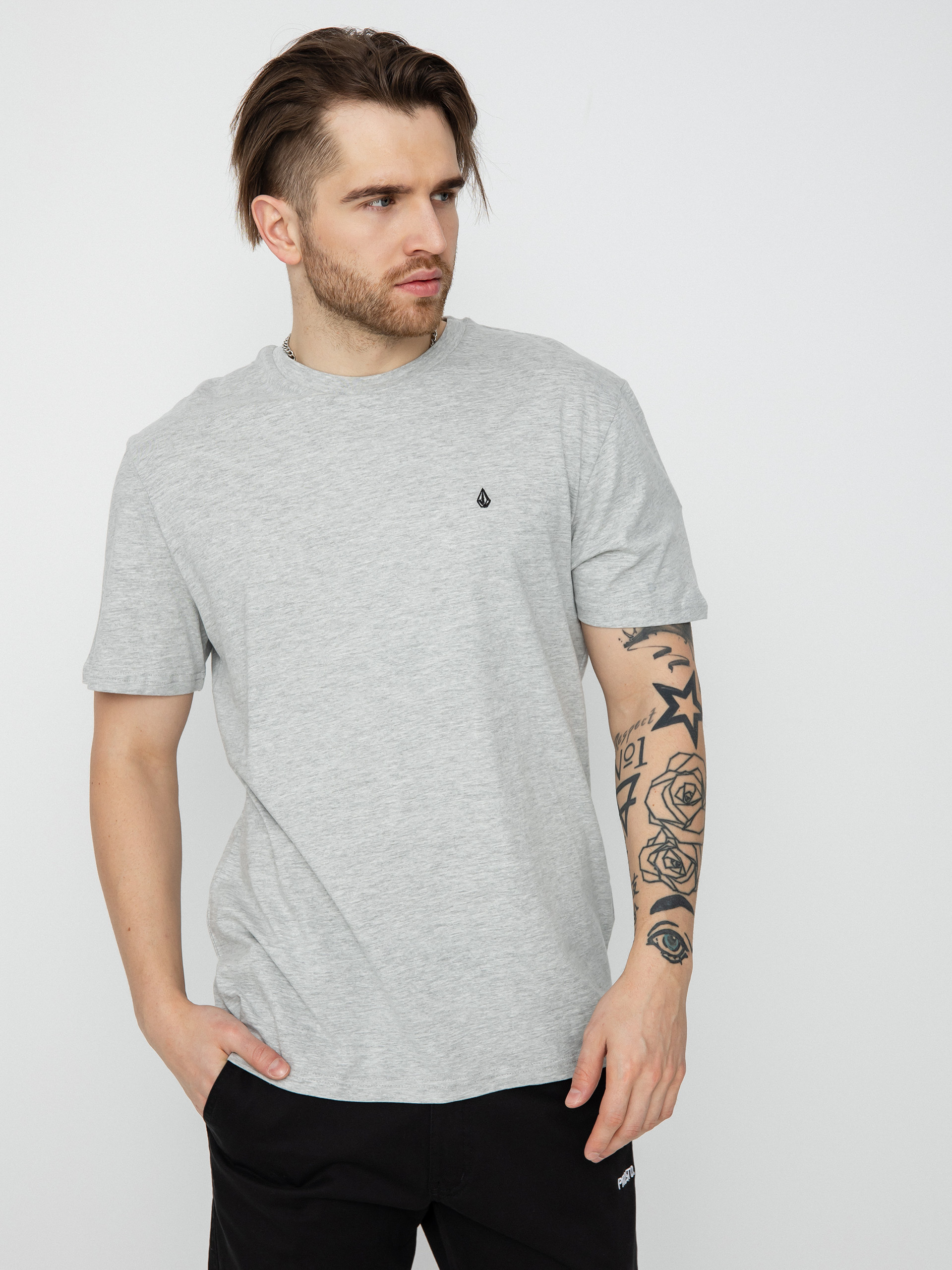 Volcom Stone Blanks Bsc pu00f3lu00f3 (heather grey)