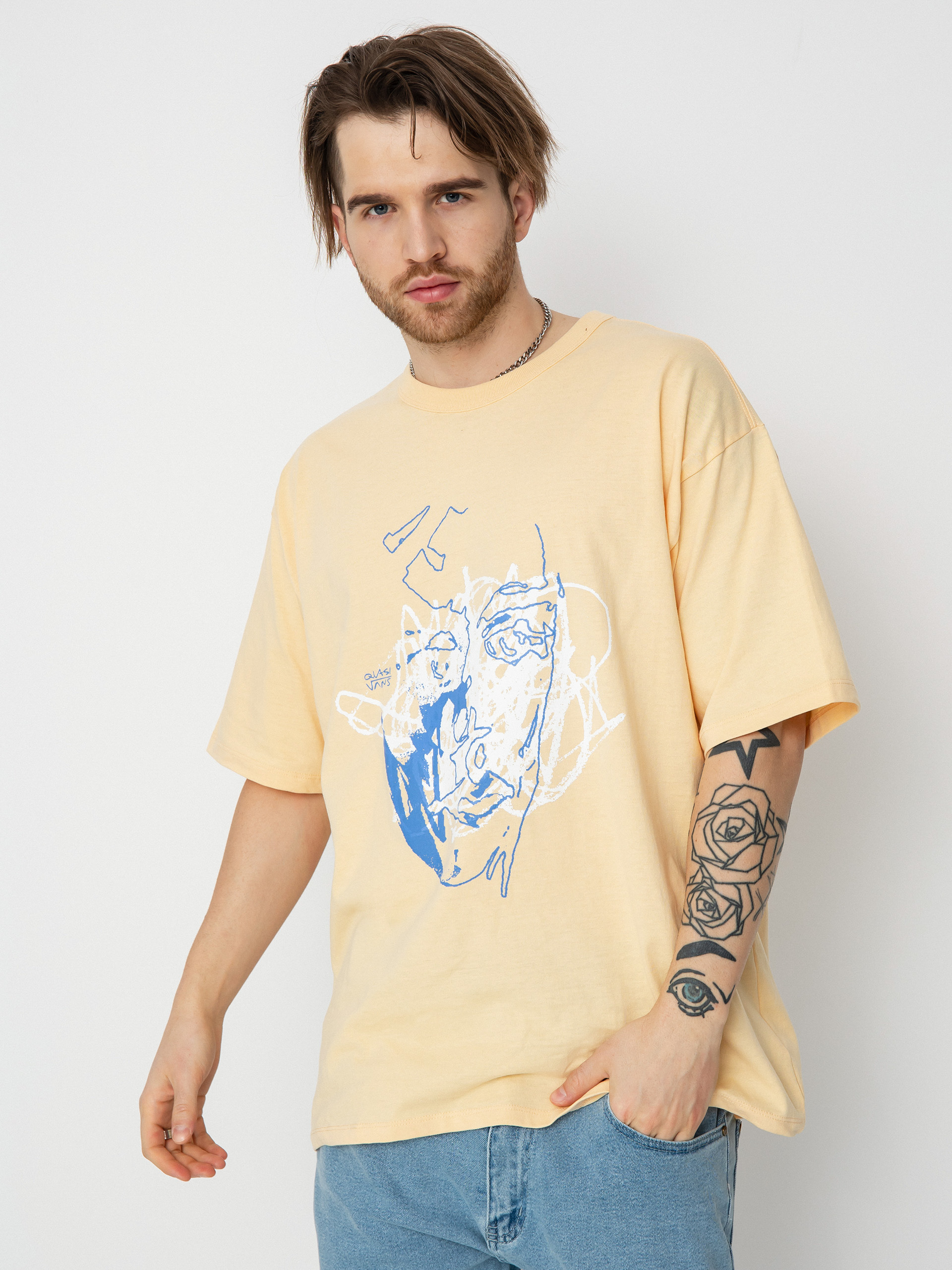 Vans X Quasi OTW Mask Póló (apricot sherbet)