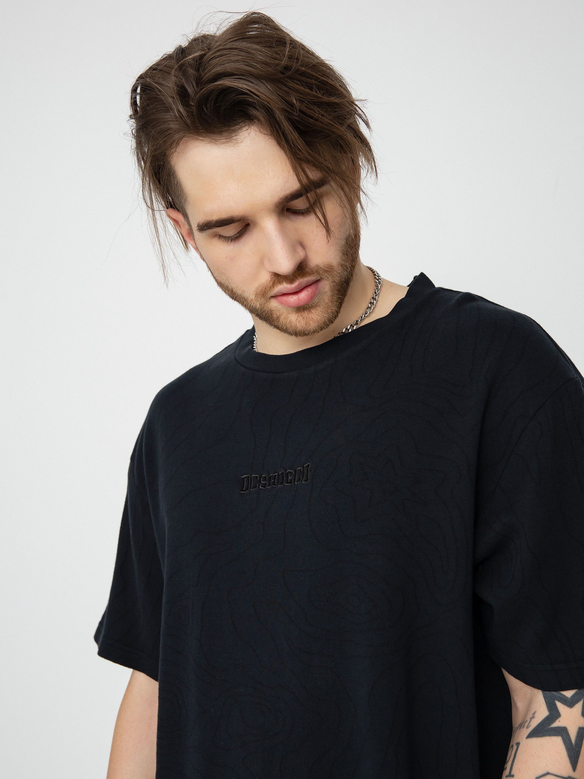 DC Conceal póló (black topographic)