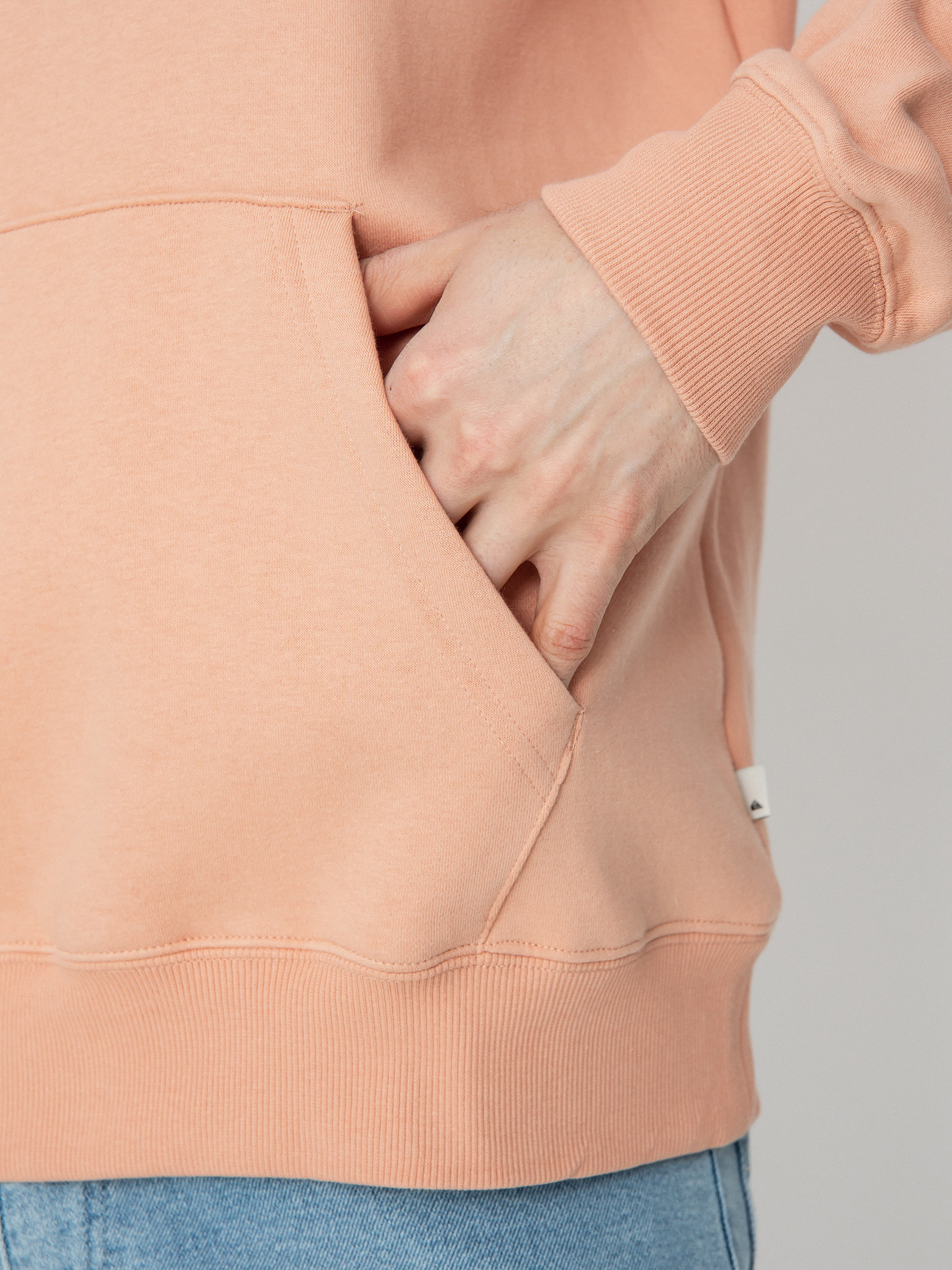 Quiksilver Big Logo HD Kapucnis pulóver (cafe creme)