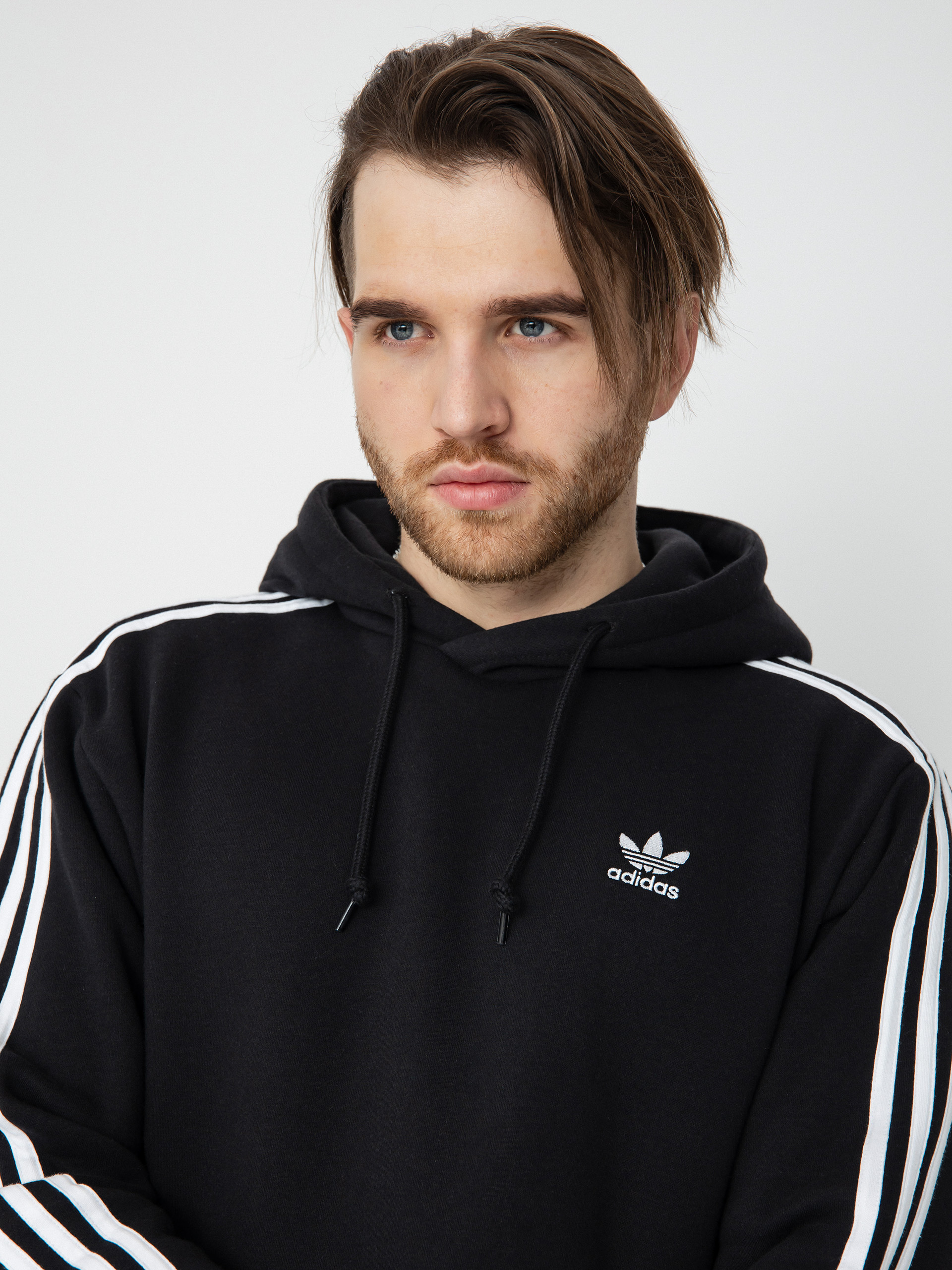 adidas Originals 3 Stripes HD Kapucnis pulóver (black)