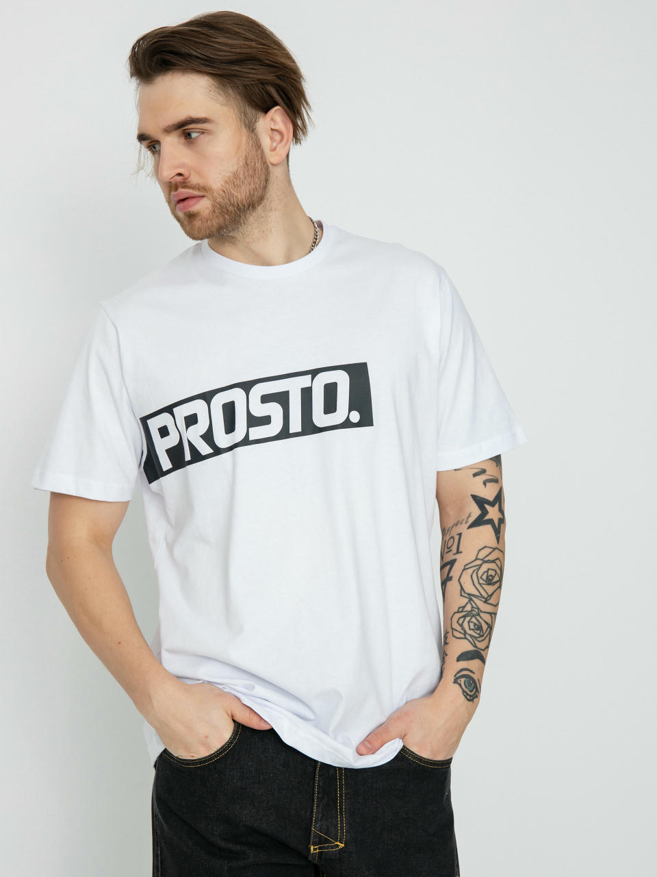 Prosto Logstri póló (white)