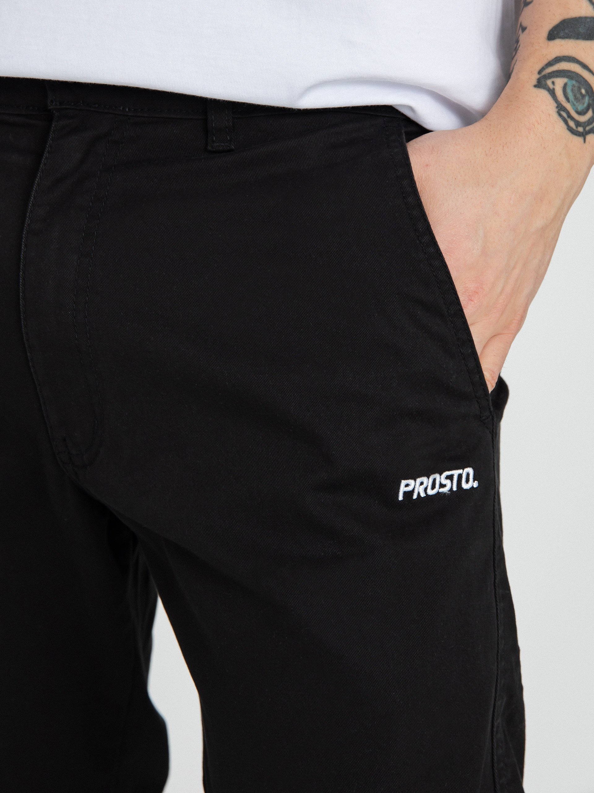 Prosto Chinos Meet Kisnadrág (black)