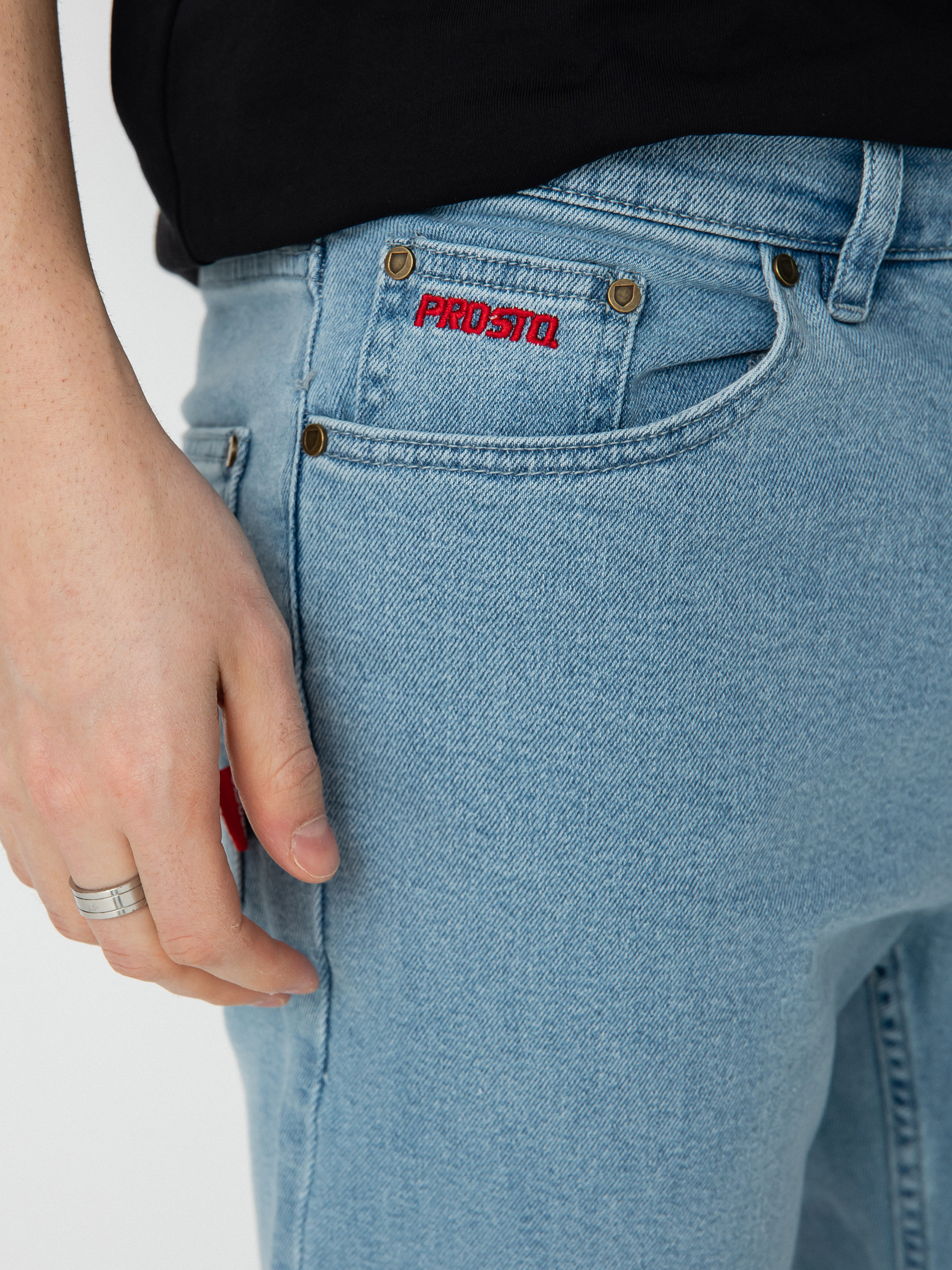 Prosto Regular Pocklog Kisnadrág (light blue)