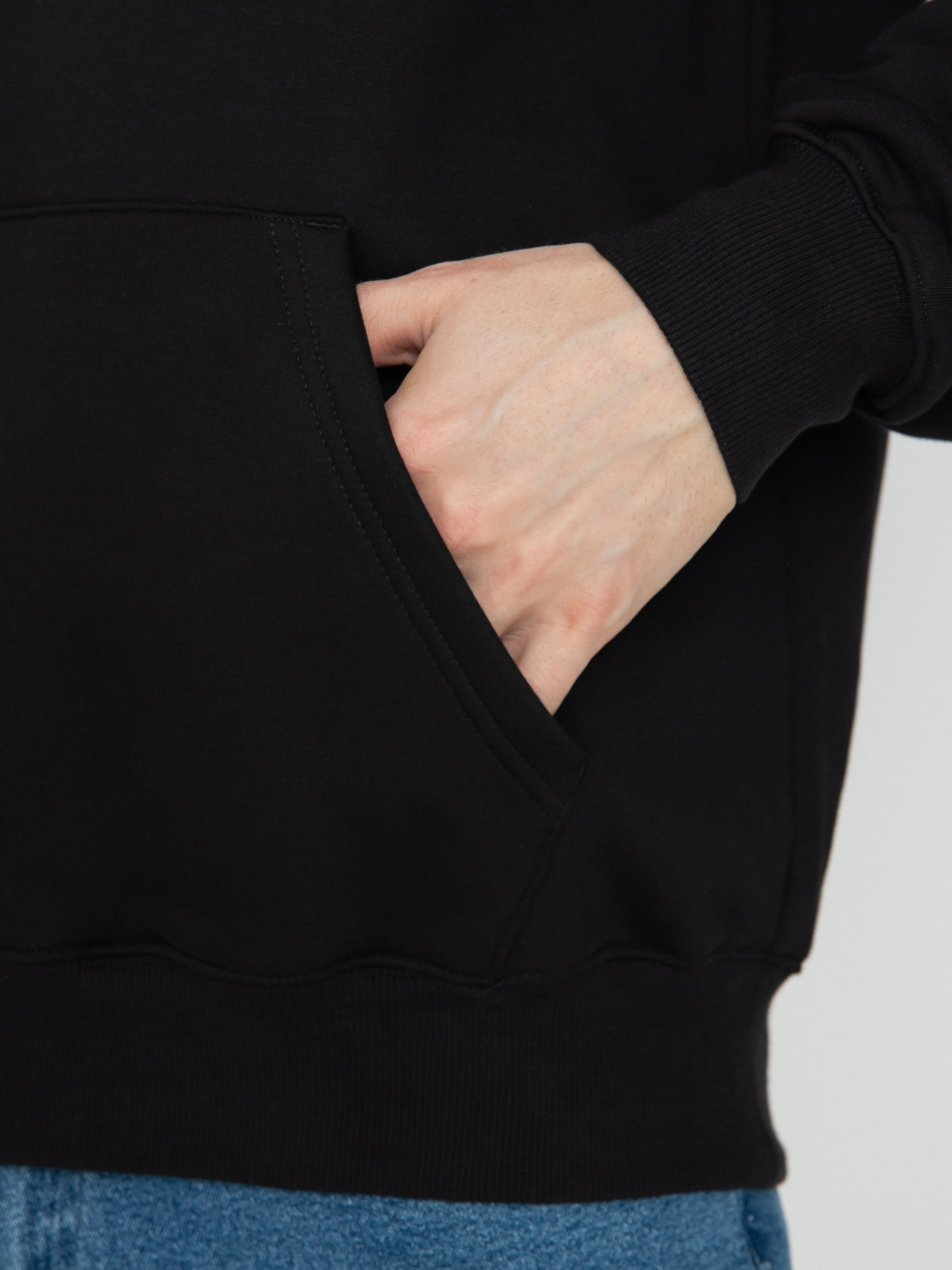 Prosto Logoute HD Kapucnis pulóver (black)