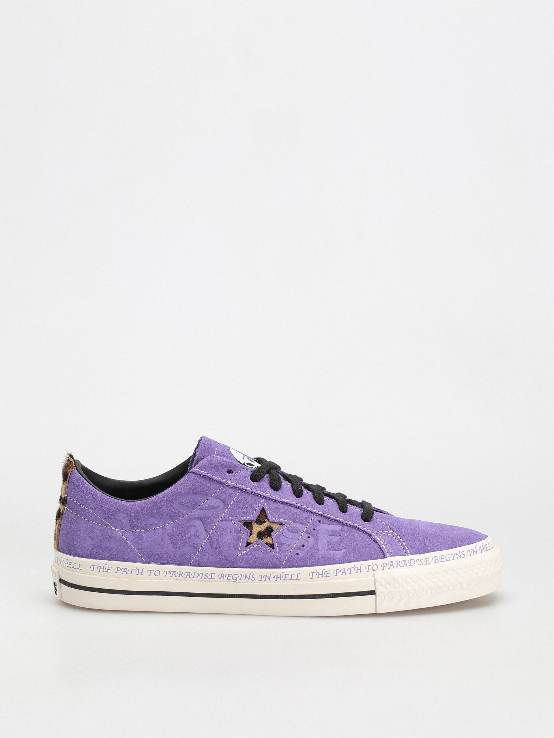 Converse One Star Pro OX Cipők (wild lilac/black/egret)