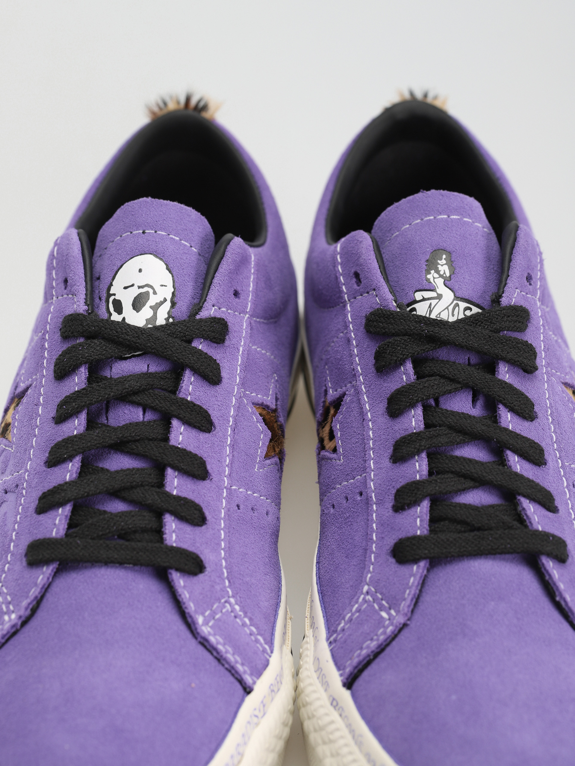 Converse One Star Pro OX Cipők (wild lilac/black/egret)