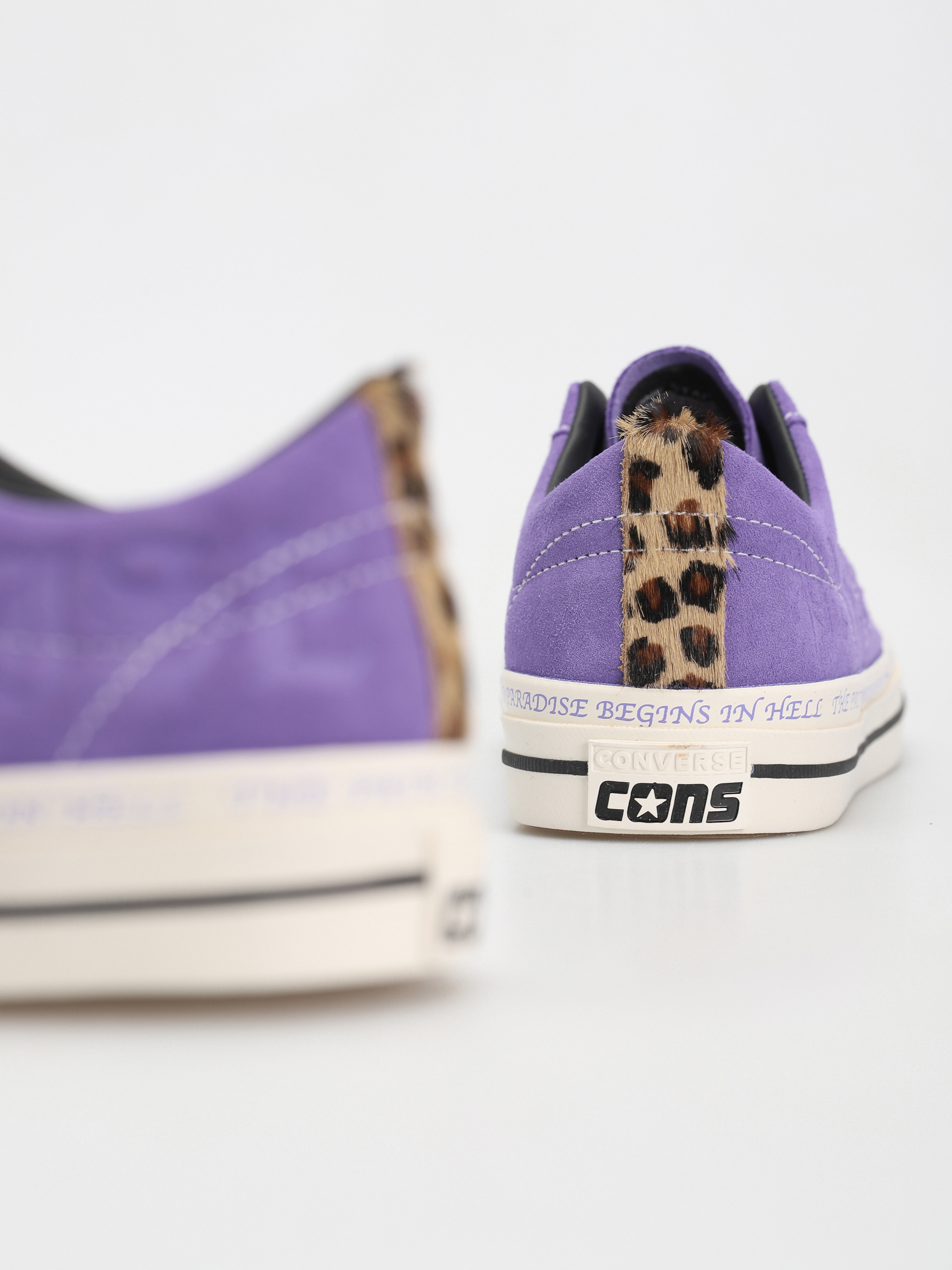 Converse One Star Pro OX Cipők (wild lilac/black/egret)