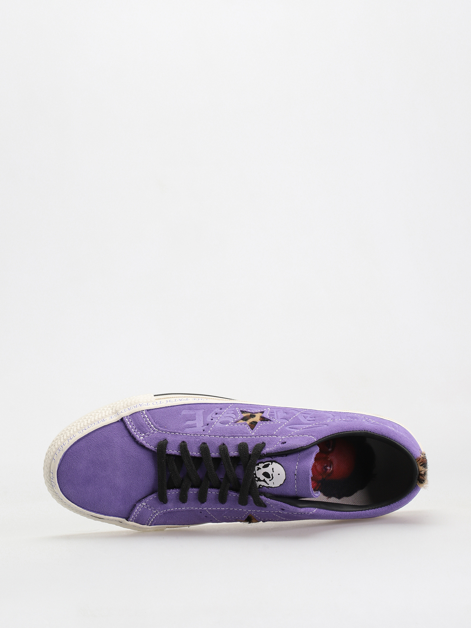 Converse One Star Pro OX Cipők (wild lilac/black/egret)