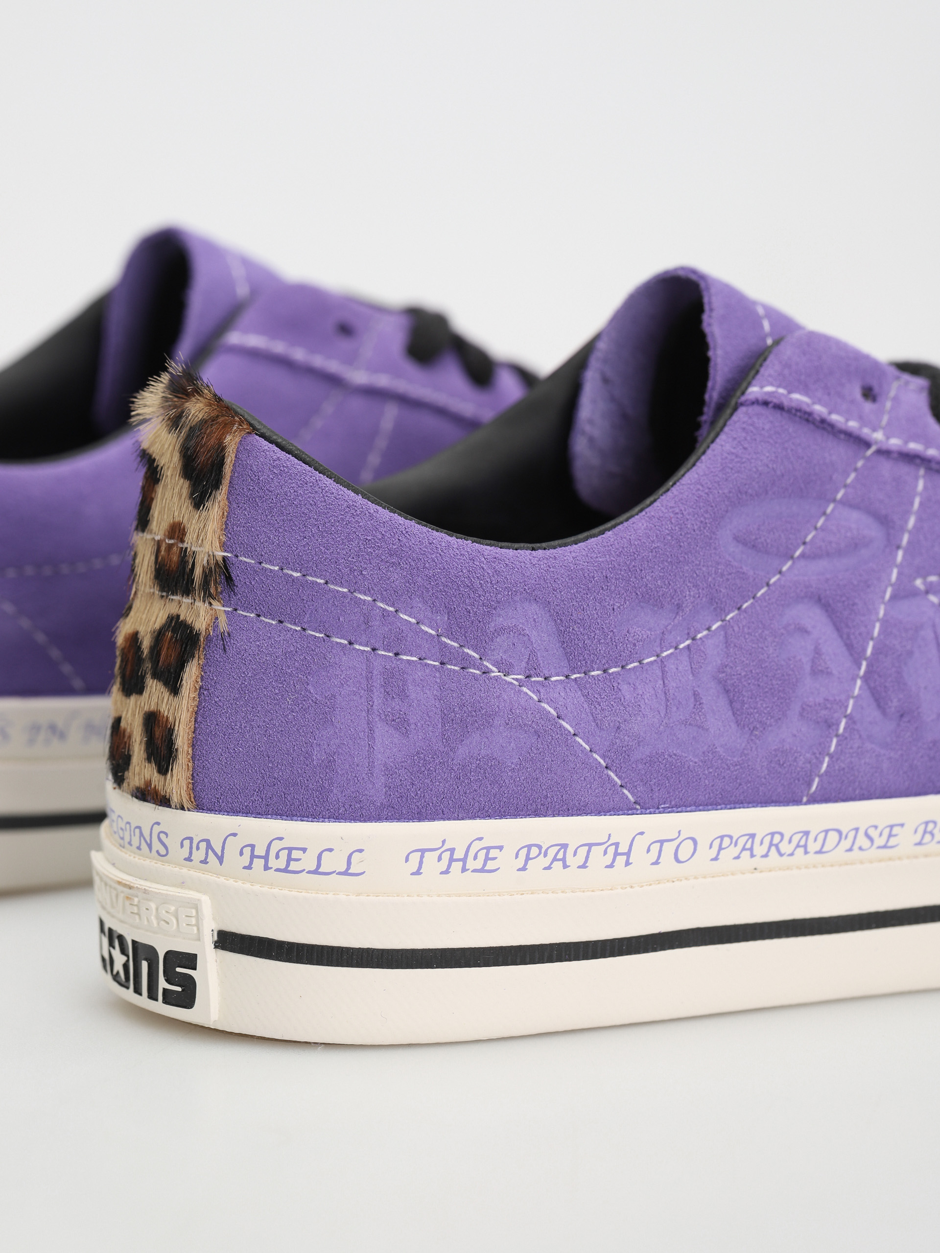 Converse One Star Pro OX Cipők (wild lilac/black/egret)