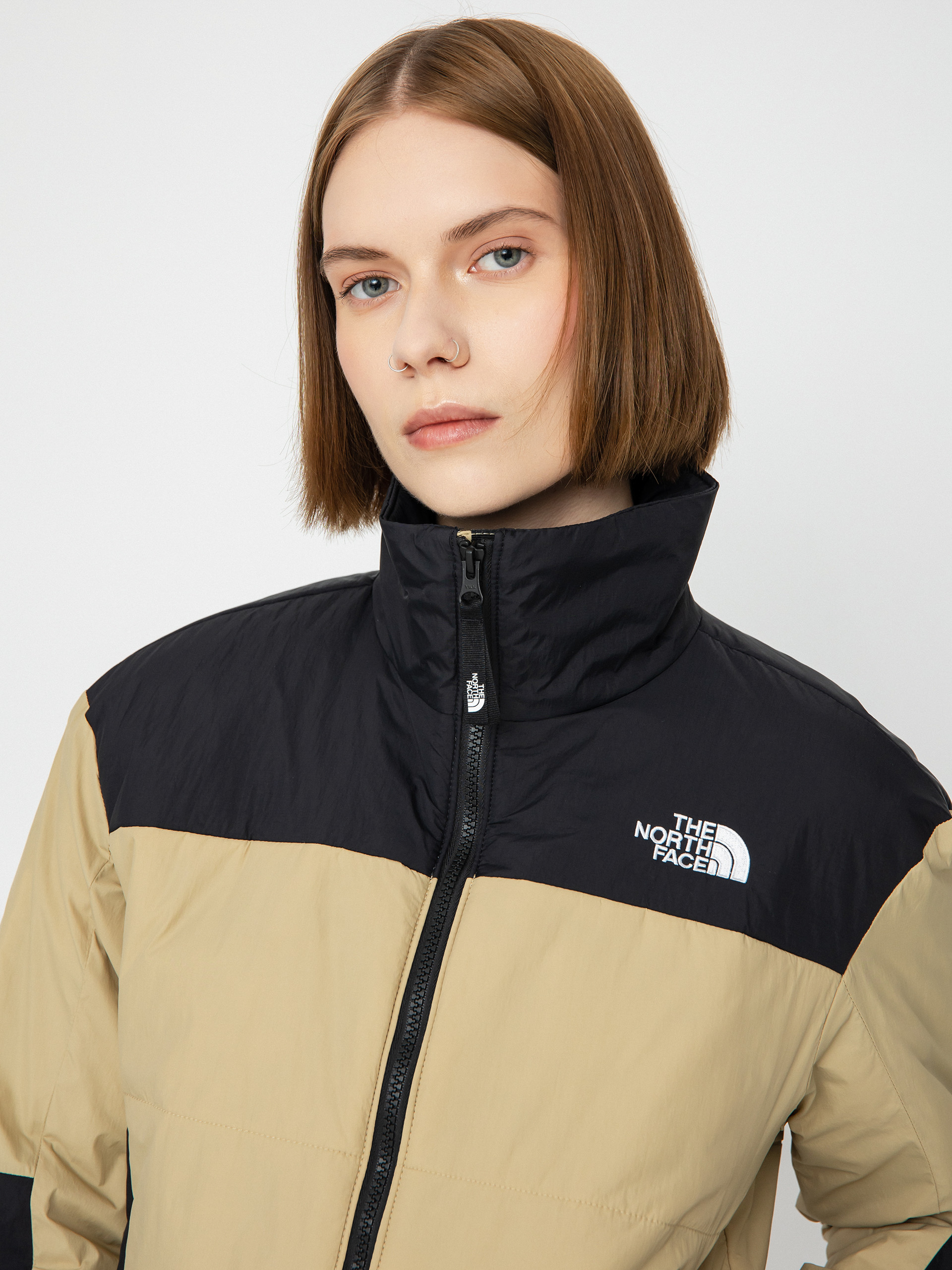 The North Face Guniwei Puffer Dzseki Wmn (khaki stone/tnf black)